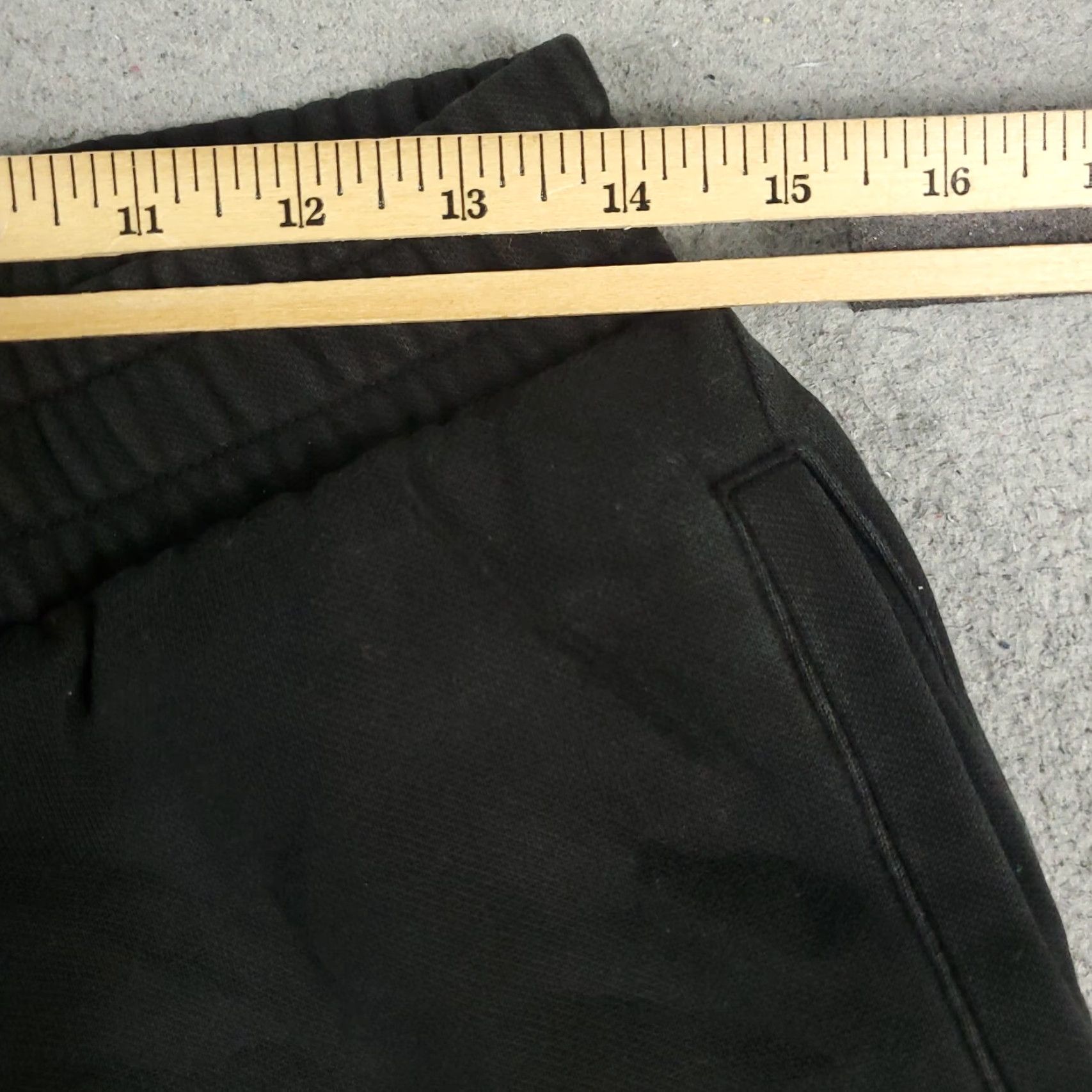 Puma Puma Mens Medium Black Sweat Shorts Size US 31 - 4 Thumbnail