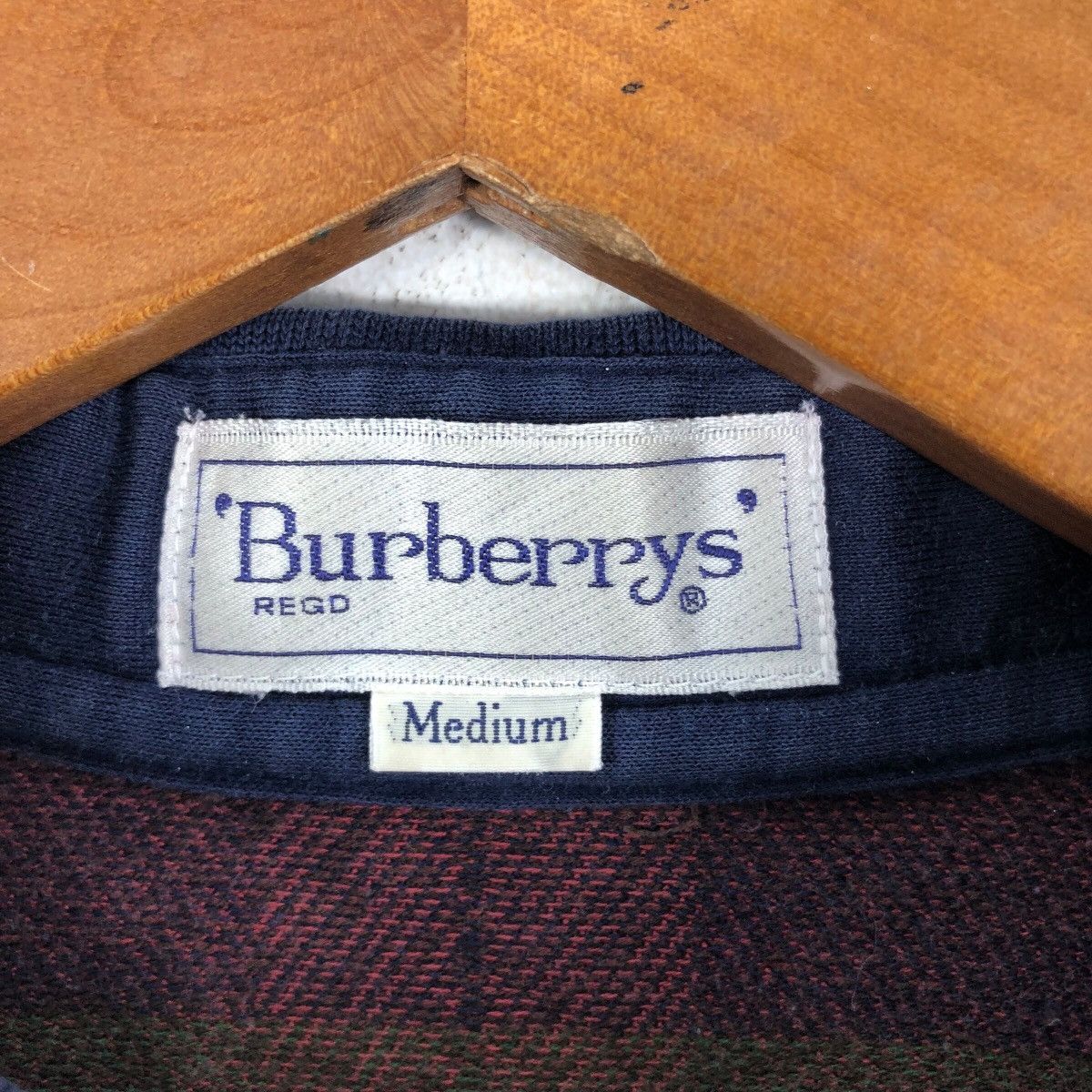 Burberry Vintage BURBERRYS LONDON ENGLAND Checked Polo Shirt Size US M / EU 48-50 / 2 - 5 Thumbnail