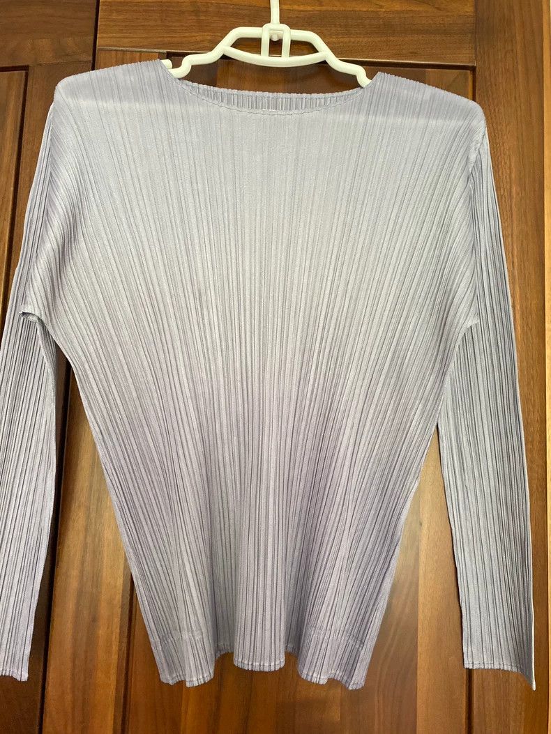 Issey Miyake Issey Miyake size:3 Purple pleated top Size XS / US 0-2 / IT 36-38 - 4 Thumbnail