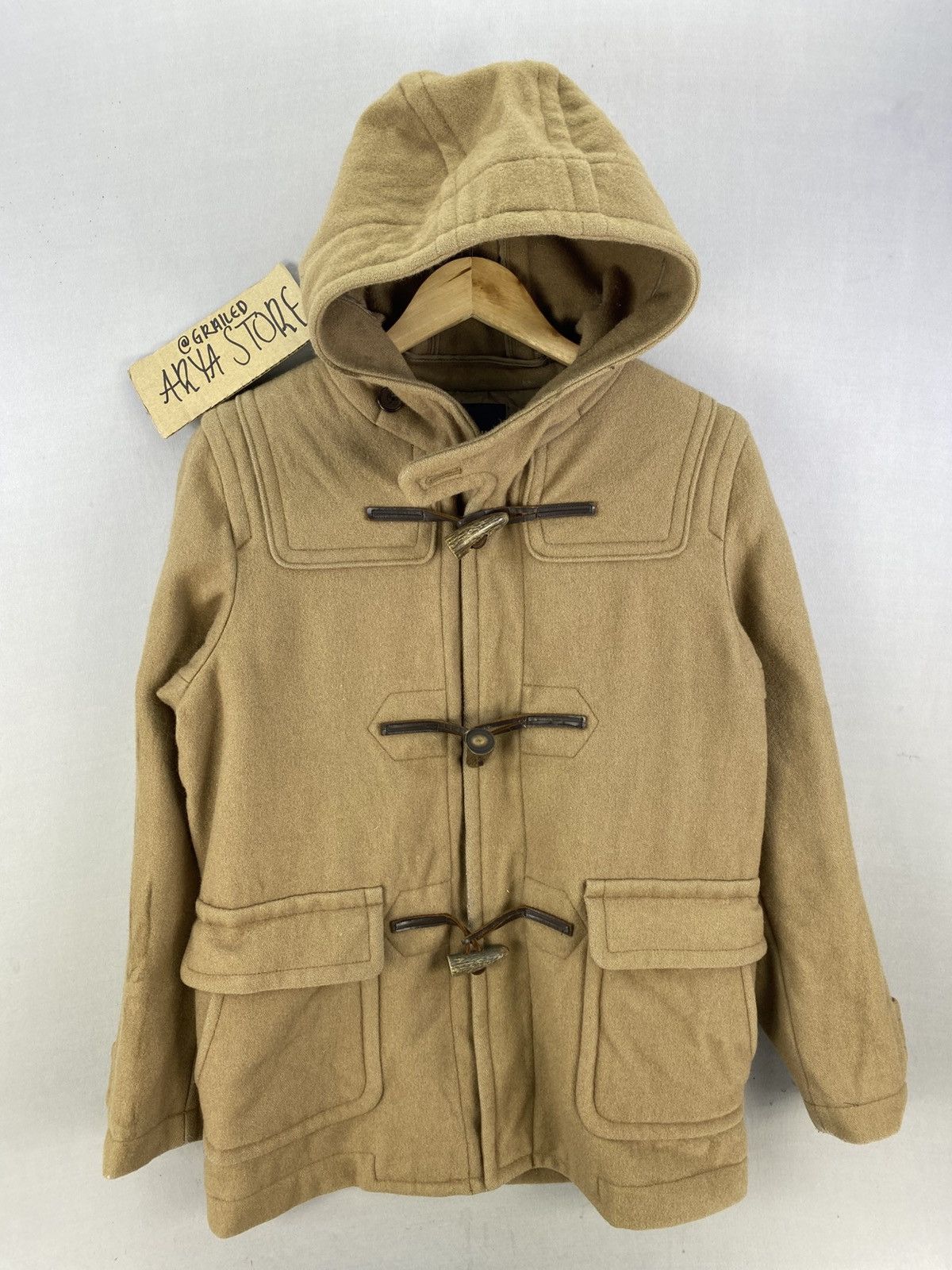 Beams Plus Vintage Beams Duffle Button Coat Jacket Size US M / EU 48-50 / 2 - 1 Thumbnail