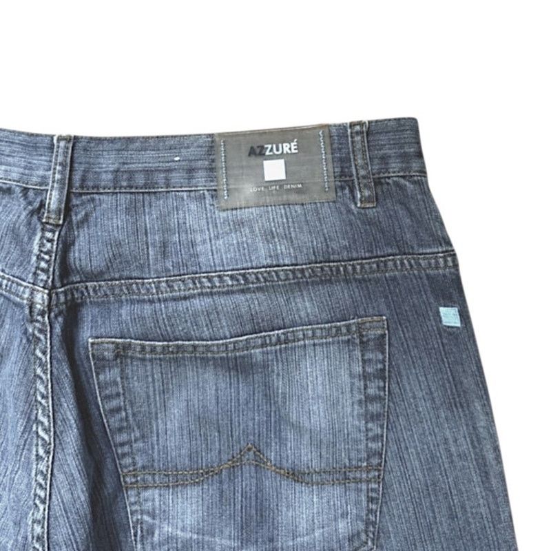 NBDN Nobrandedon Azzure Denim Blue Jeans | Size 40W Size US 40 / EU 56 - 4 Thumbnail