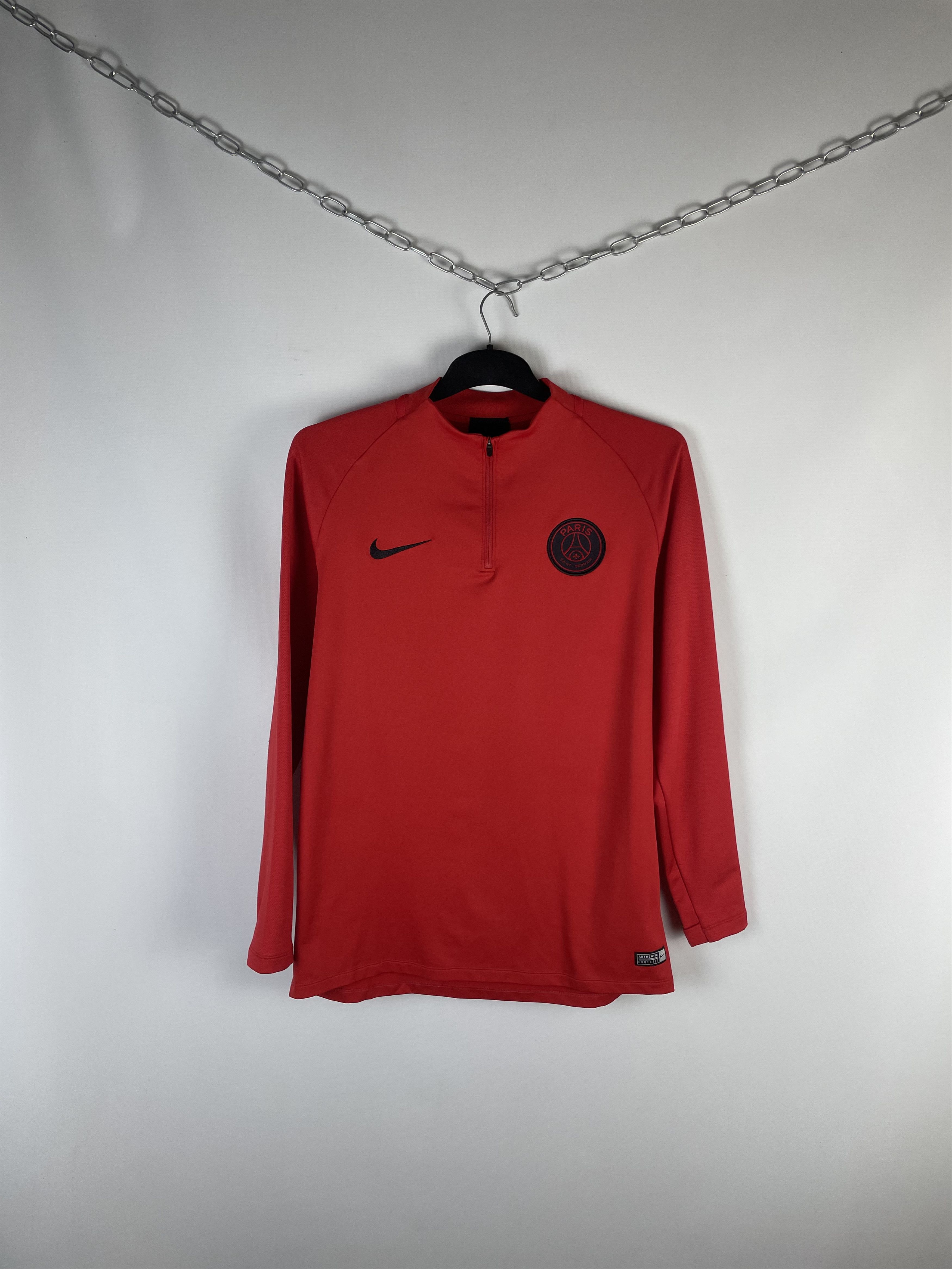 Nike × Vintage Vintage Nike PSG Soccer Long Sleeve Jersey Size US L / EU 52-54 / 3 - 1 Thumbnail