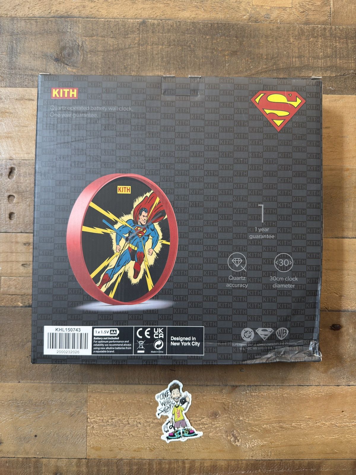 Kith Kith x Superman Lightning Bolt Clock | Grailed