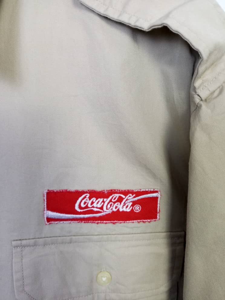 Designer Vintage 90’s Coca Cola Work Shirt Size US S / EU 44-46 / 1 - 3 Thumbnail