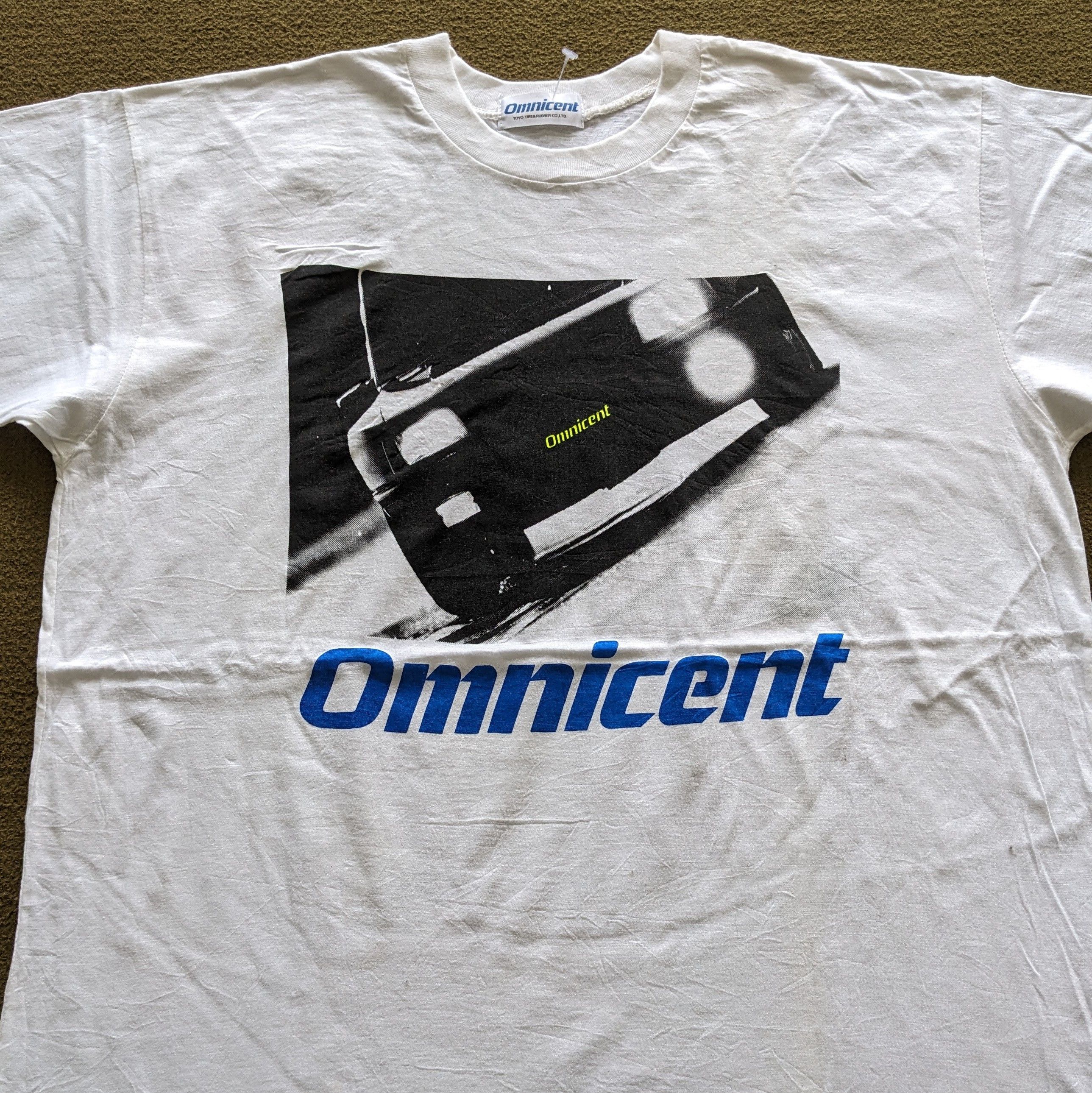 Vintage Vintage 90's OMNICENT Motorsports Racing T-shirt Size US L / EU 52-54 / 3 - 2 Thumbnail
