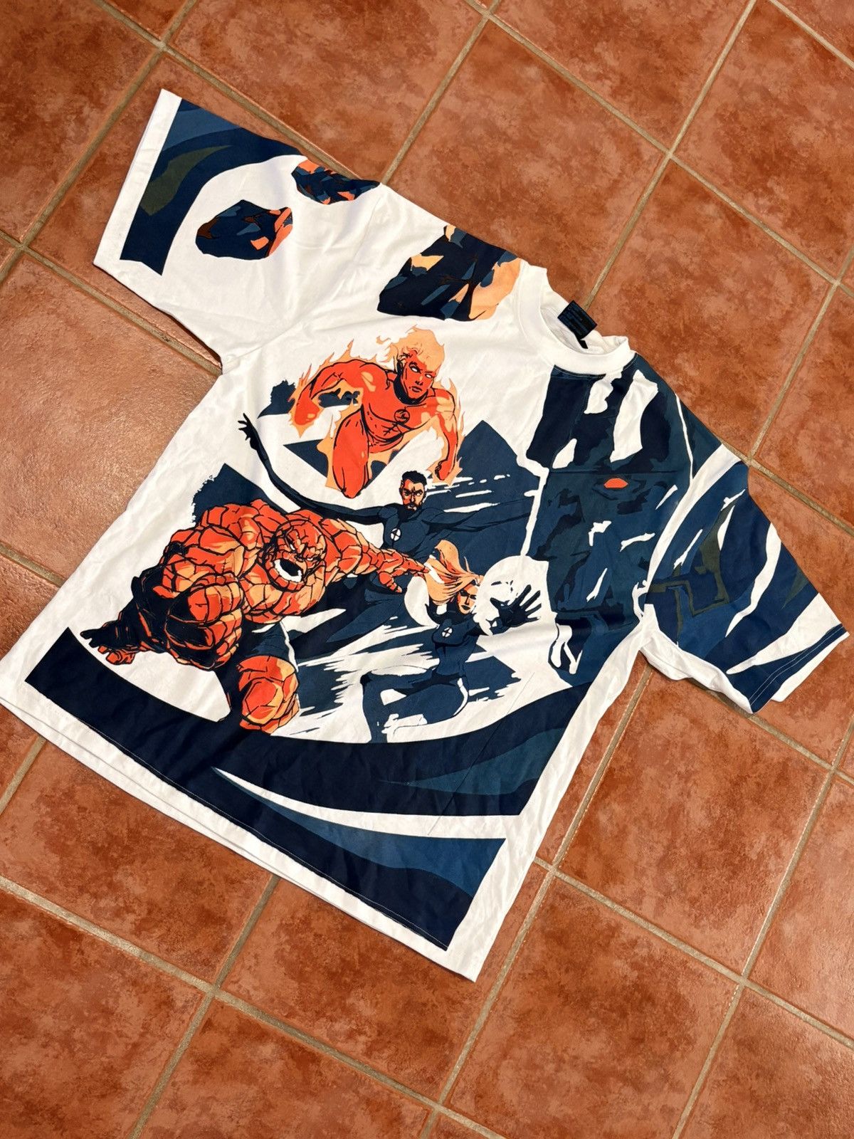 Marvel Comics Fantastic four AOP comic shirt 3xl Size US XXL / EU 58 / 5 - 11 Thumbnail