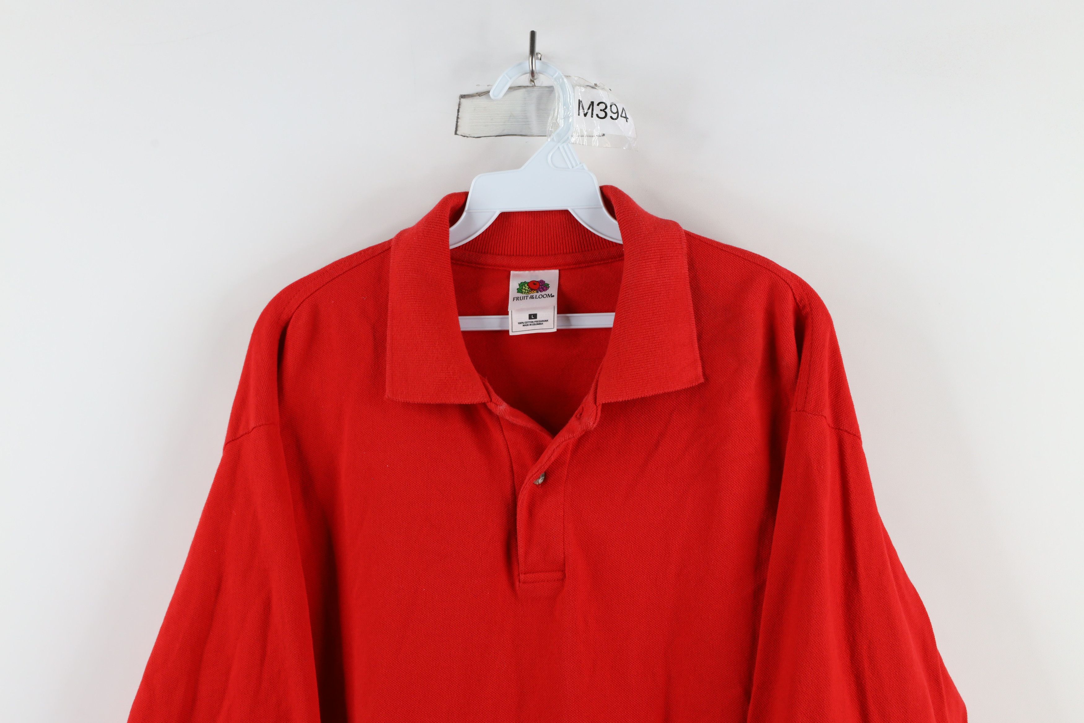 Vintage Vintage 90s Streetwear Long Sleeve Rugby Polo Shirt Red Size US L / EU 52-54 / 3 - 2 Thumbnail