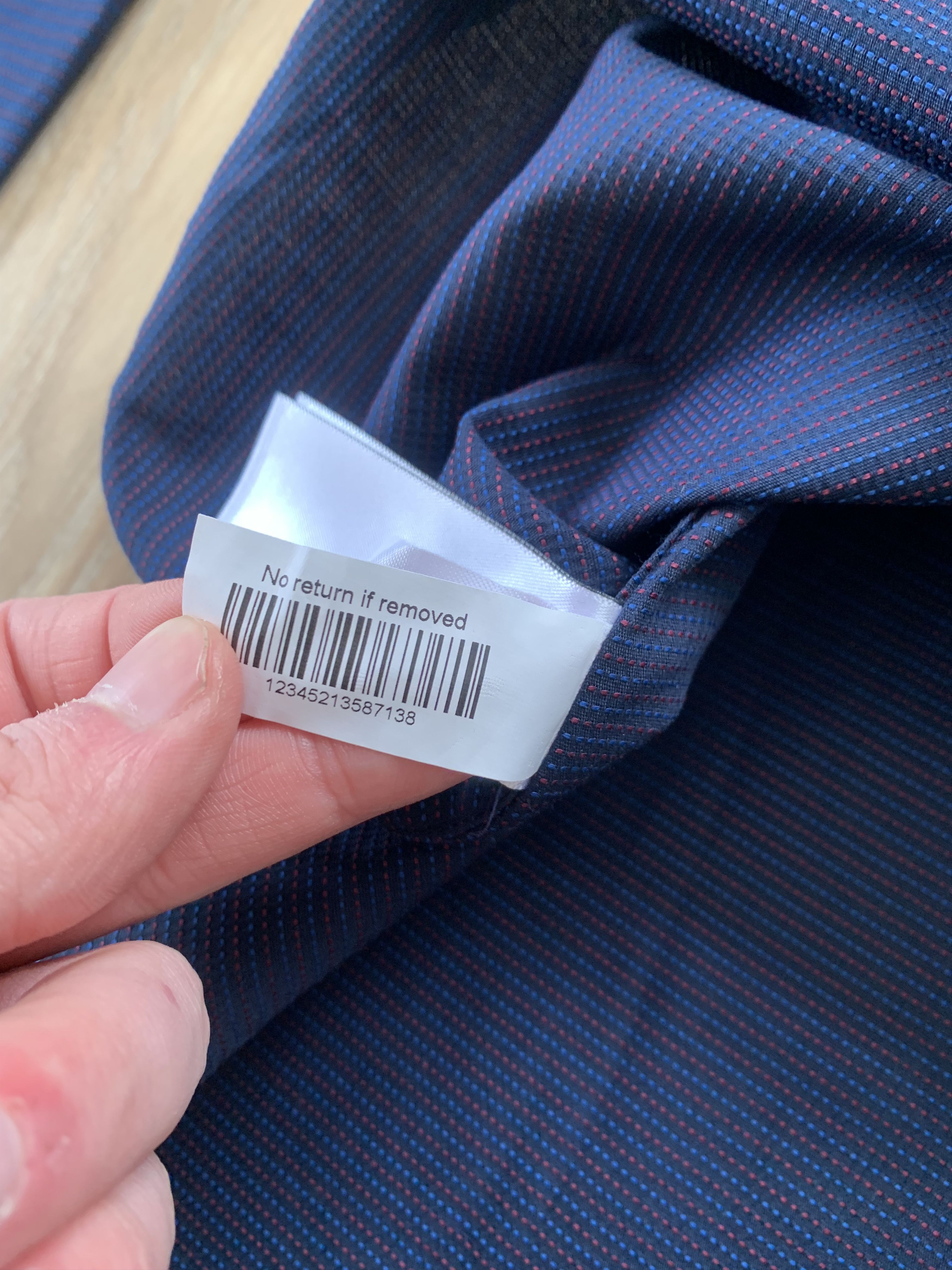 NEXT Next Signature Blue Cotton Long Sleeve Button Up Size US XL / EU 56 / 4 - 11 Thumbnail