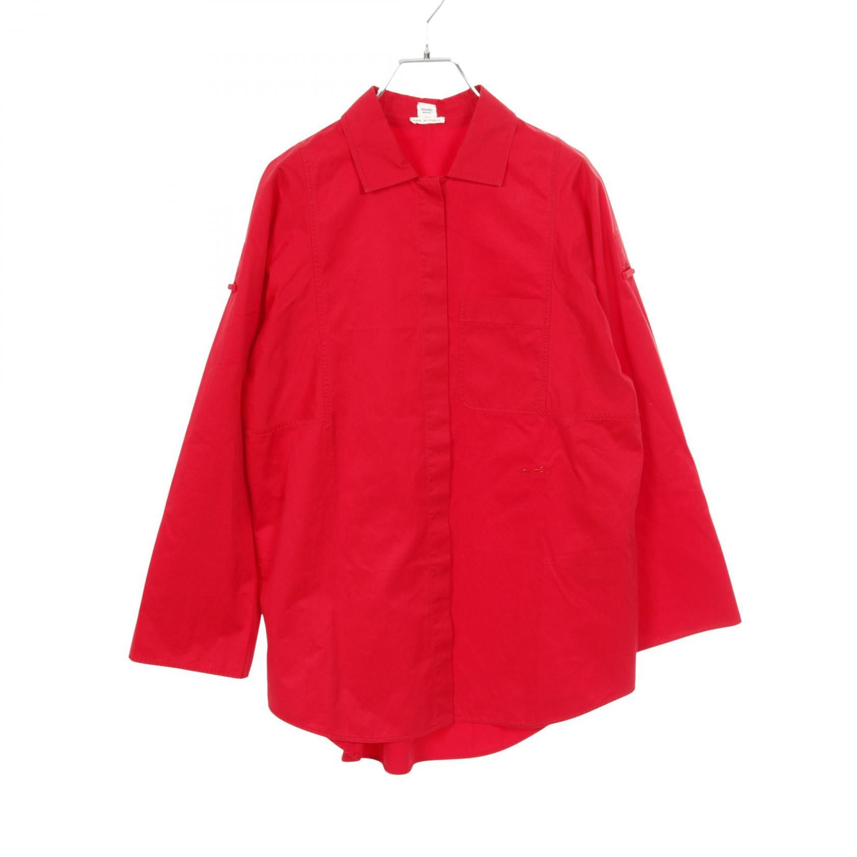 Hermes Hermes Hermes Cotton Shirt Textile Tops DUTY FREE for USA Size ONE SIZE - 1 Thumbnail