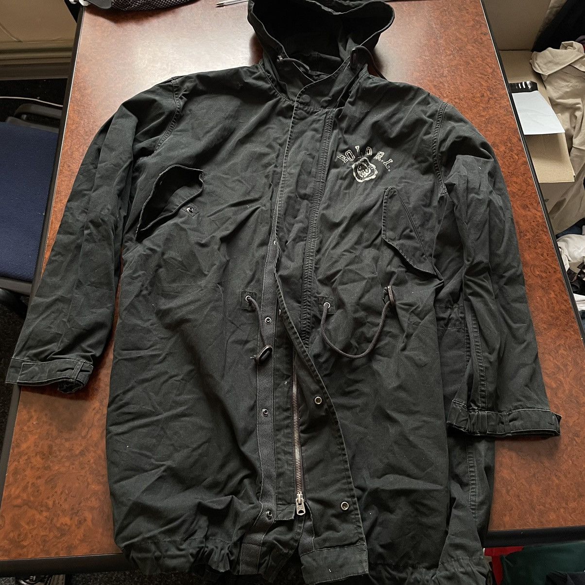 Japanese Brand × Polo Ralph Lauren Polo Sport Ralph Lauren 90s coat jacket old marina College Size US XL / EU 56 / 4 - 1 Thumbnail