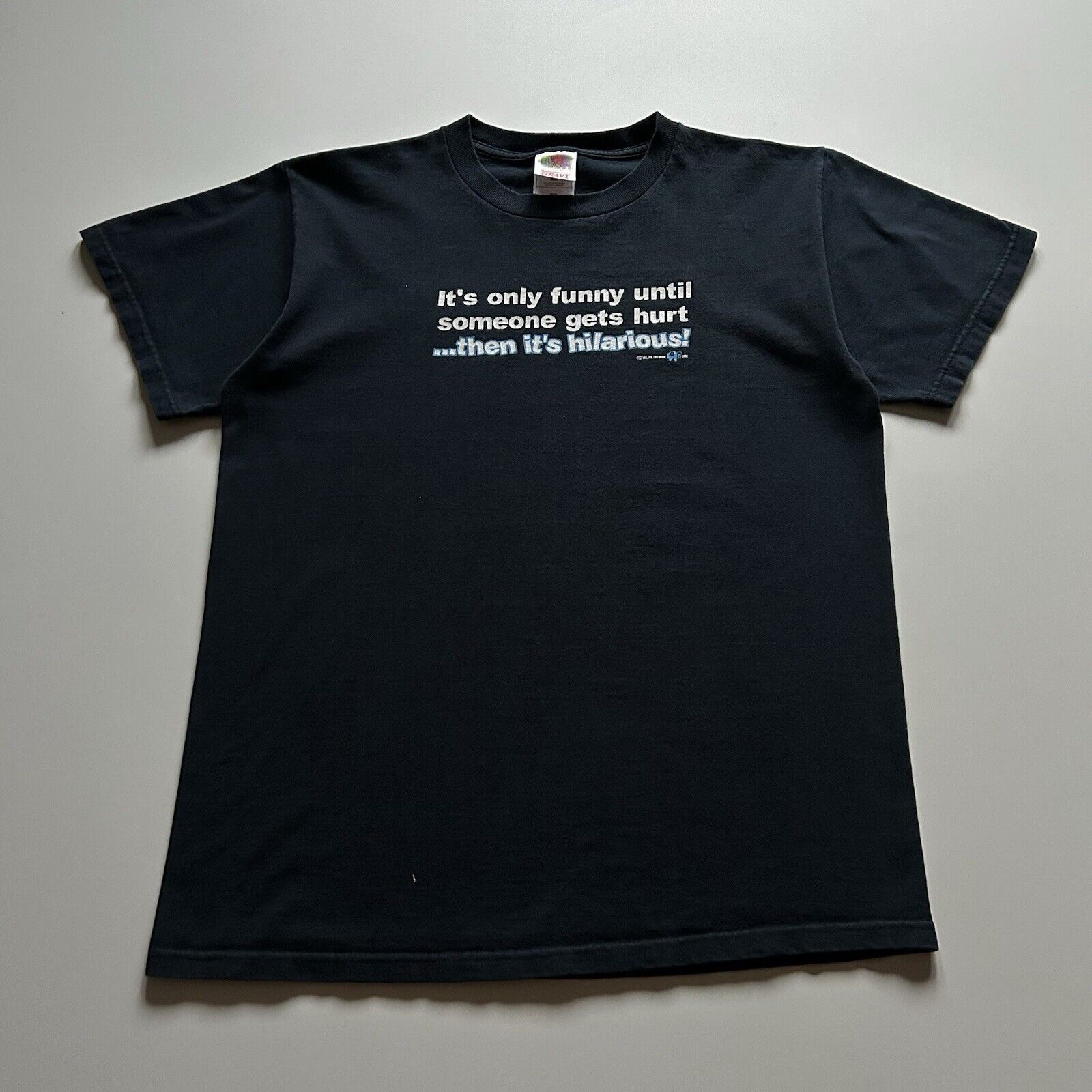 Fruit Of The Loom Vintage Y2K Funny Until Someone Gets Hurt T Shirt Medium Size US M / EU 48-50 / 2 - 1 Thumbnail