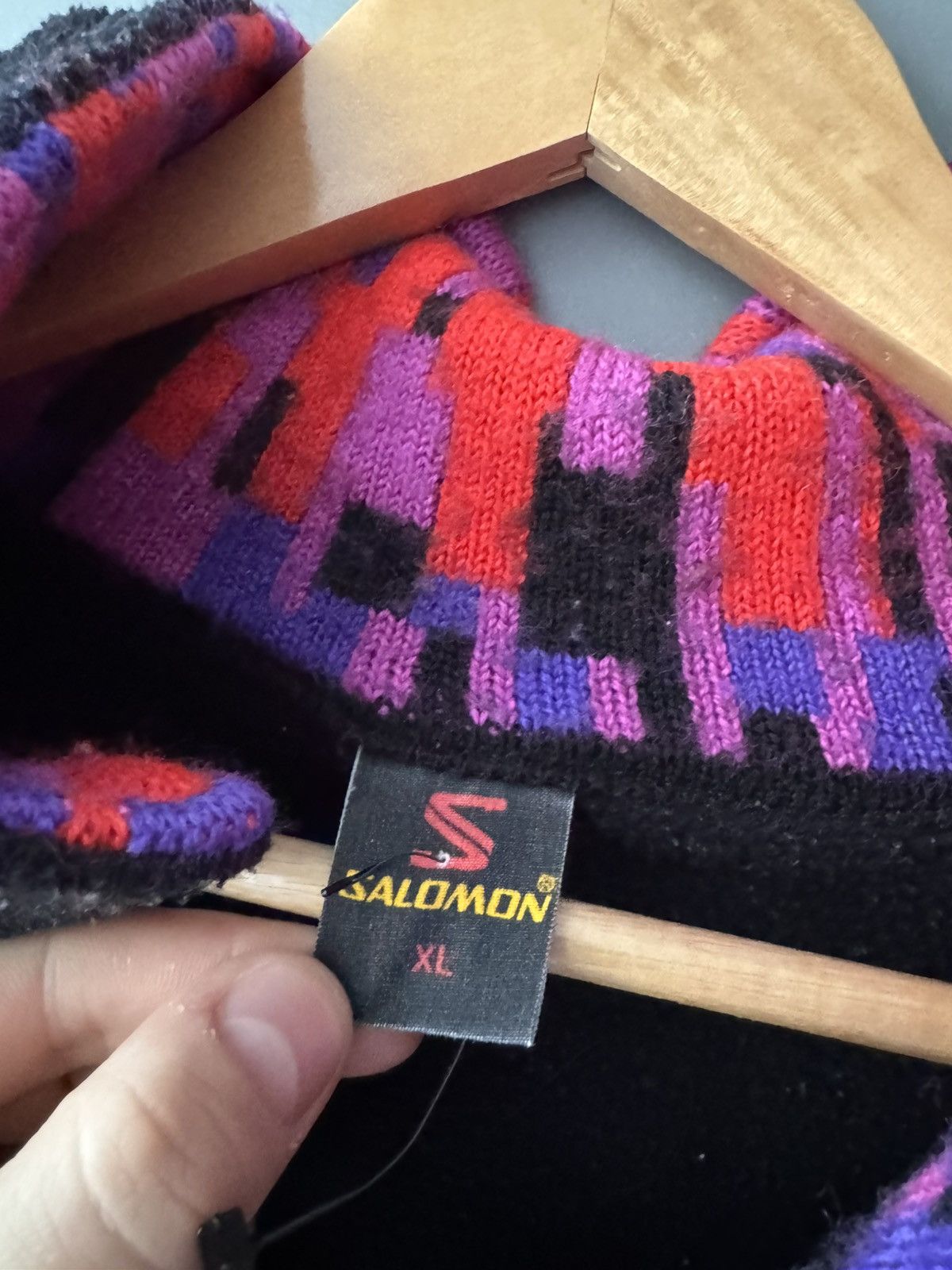 Salomon Vintage Rare Salomon Equipe 1/3 Zip Fleece Size US XL / EU 56 / 4 - 5 Thumbnail