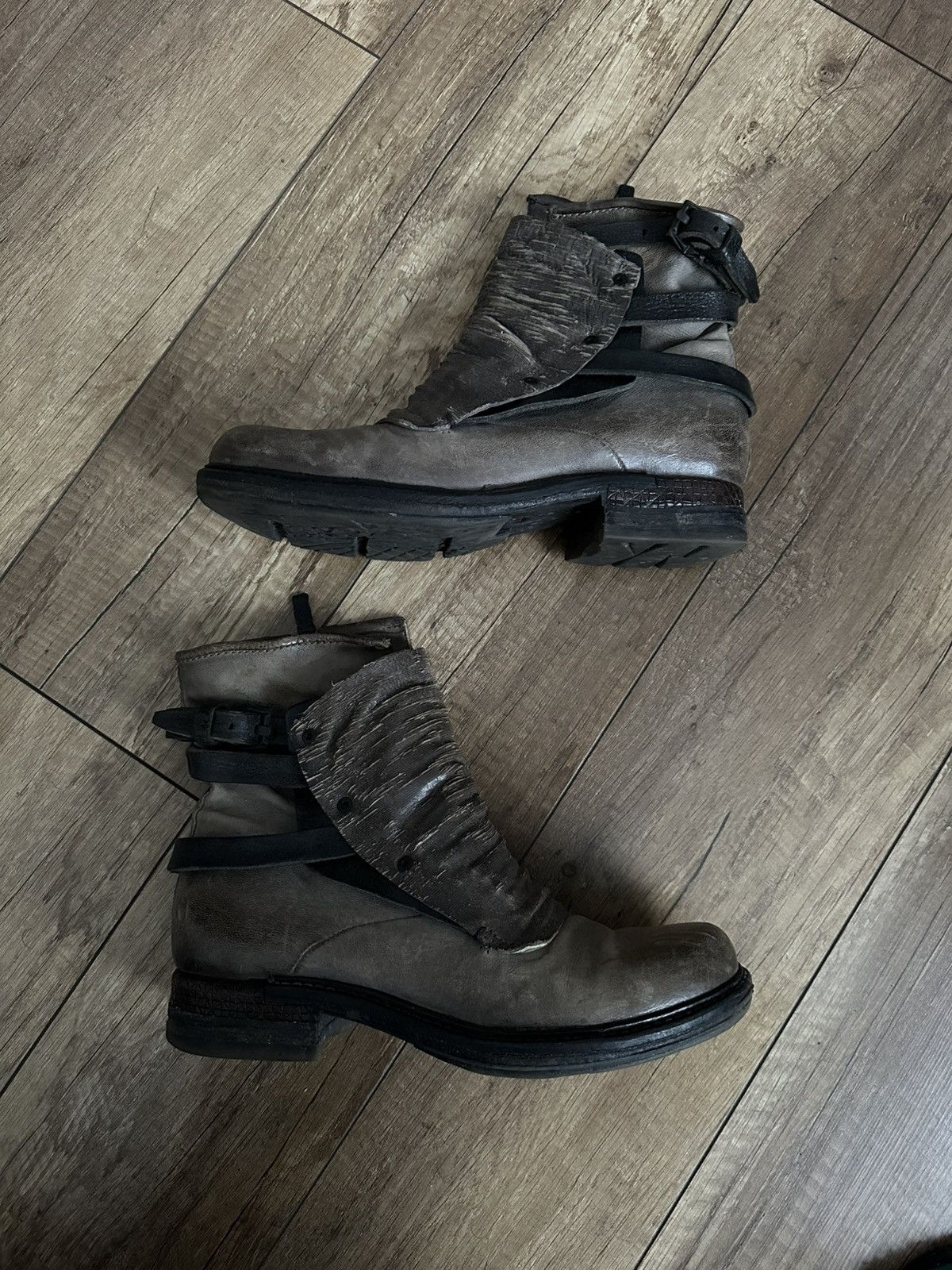 A.S.98 AS 98 Airstep Leather Boots High Top Avant Garde Size US 7 / EU 40 - 6 Thumbnail