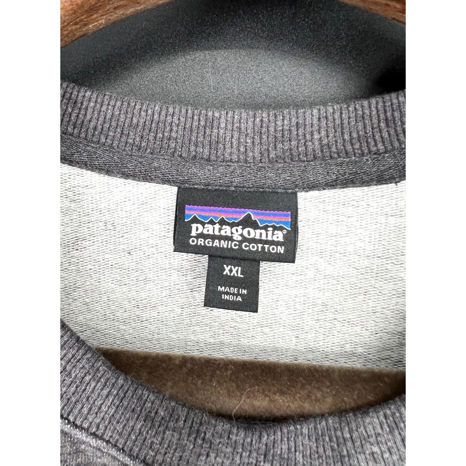 Patagonia Patagonia Men's P-6 Label Uprisal Crew Neck 2XL Grey Sweatshirt Pullover Sweatshirt Pullover Size US XXL / EU 58 / 5 - 4 Thumbnail