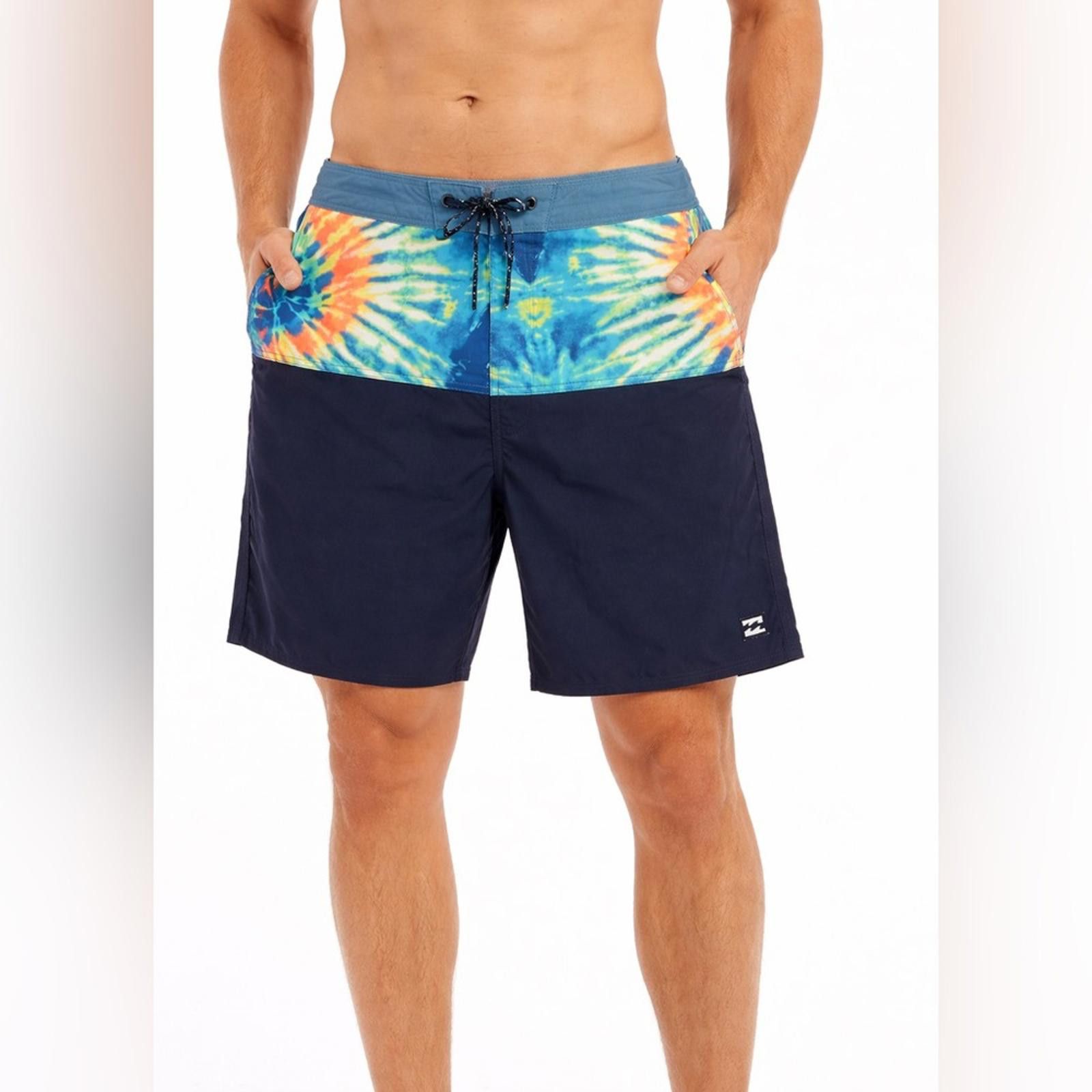 Billabong Billabong 36 Fifty 50 Men's Tie-Dye Board Shorts Surfing Size US 34 / EU 50 - 1 Thumbnail