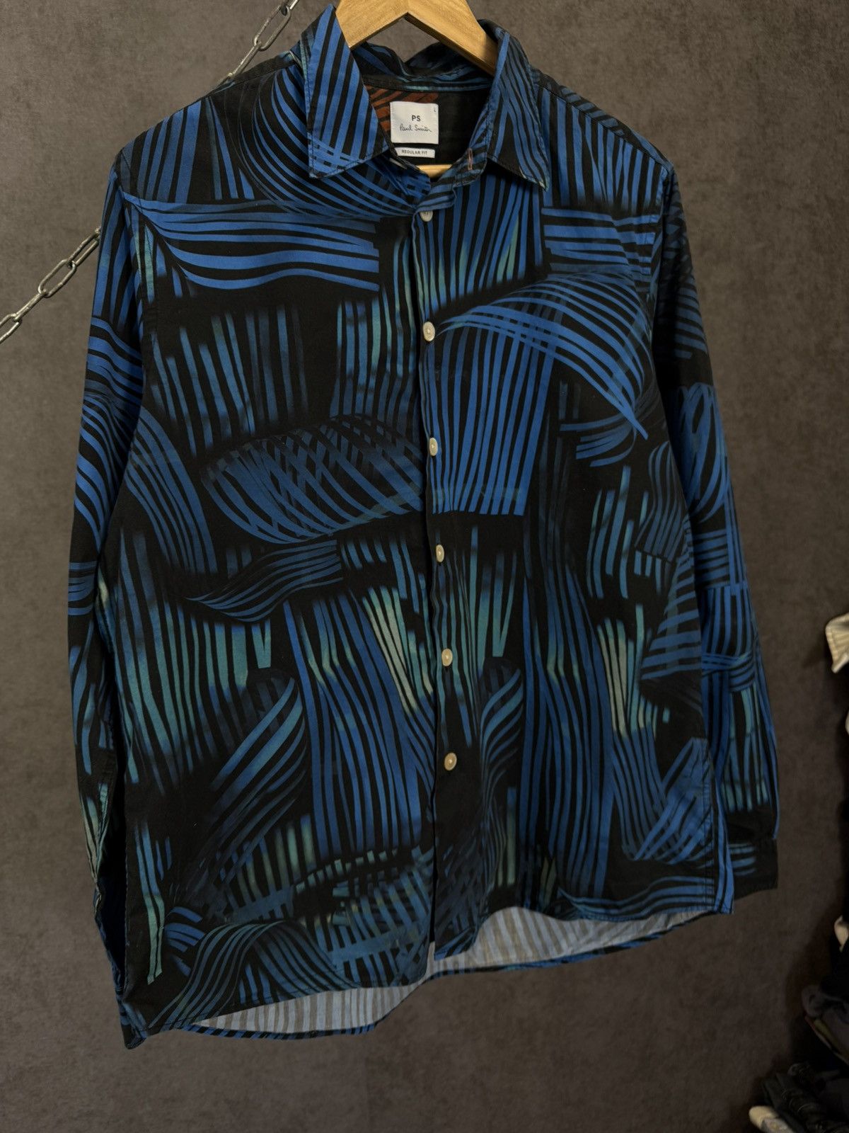 Paul Smith Paul Smith designer crazy art shirt Size US L / EU 52-54 / 3 - 3 Thumbnail