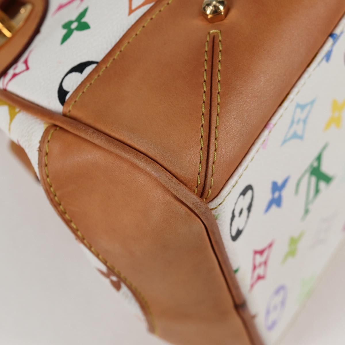 Louis Vuitton LOUIS VUITTON Monogram Multicolor Claudia Hand Bag White Size ONE SIZE - 16 Thumbnail
