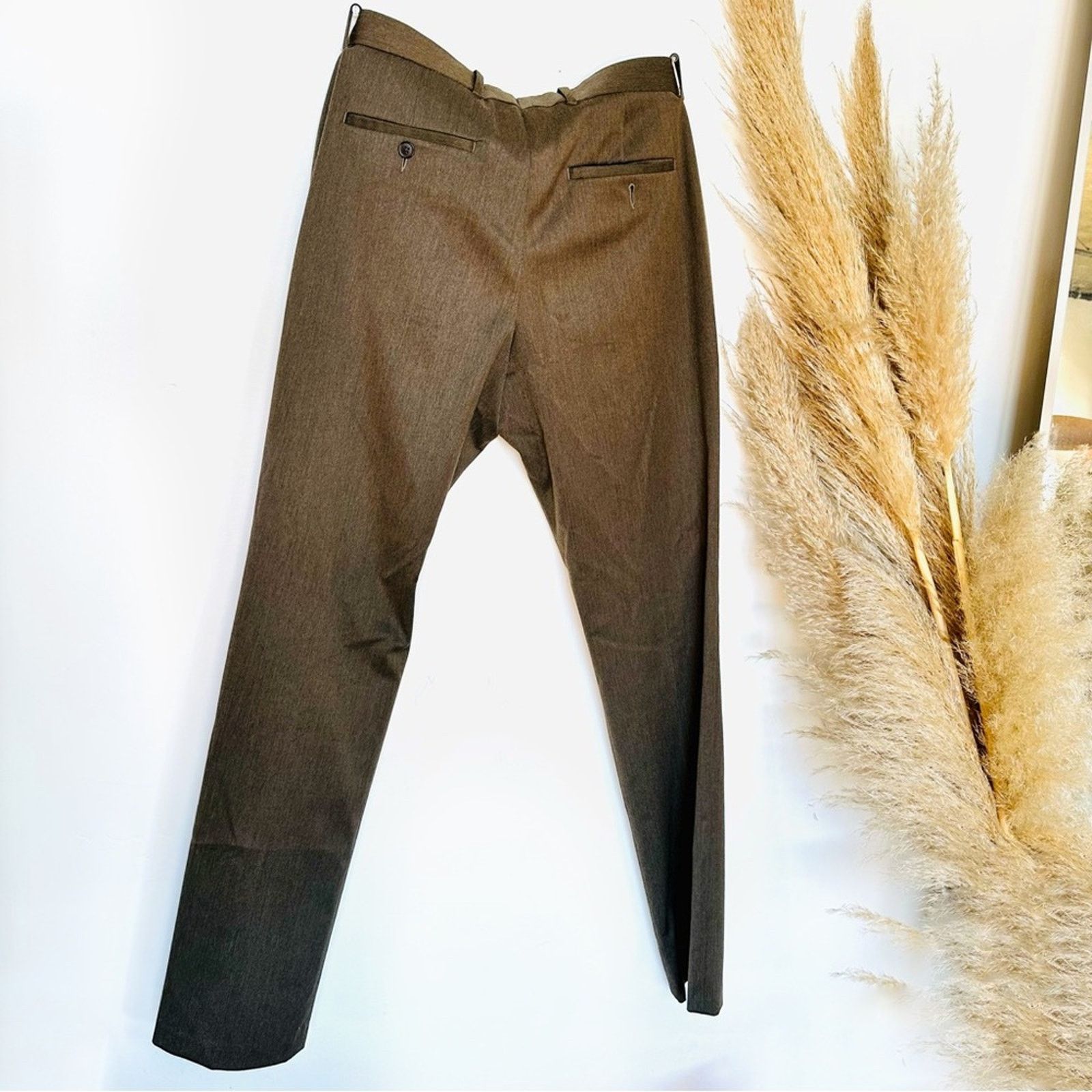 Perry Ellis PERRY ELLIS PORTFOLIO Light Brown Slim Trousers Slacks Pants Size US 30 / EU 46 - 7 Thumbnail