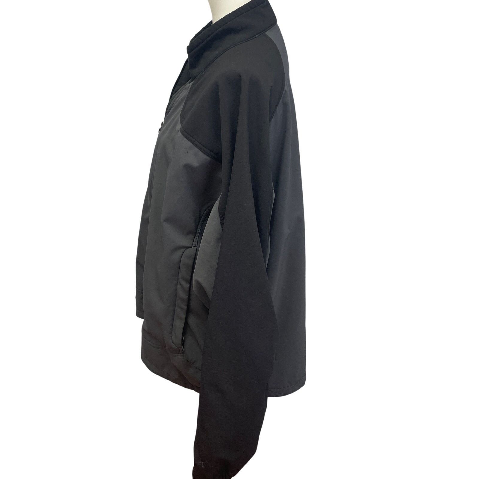 Redhead Hand Printed 3XL Poppy Flower Weatherproof Full Zip Jacket Size 3XL / US 20-22 - 2 Thumbnail