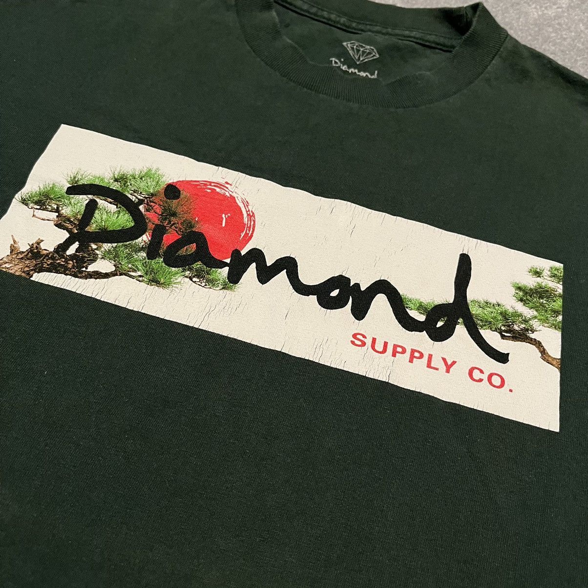 Diamond Supply Co. Vintage 2000s Diamond Supply Co OG Bonsai Skate Logo T Shirt Size US M / EU 48-50 / 2 - 4 Thumbnail