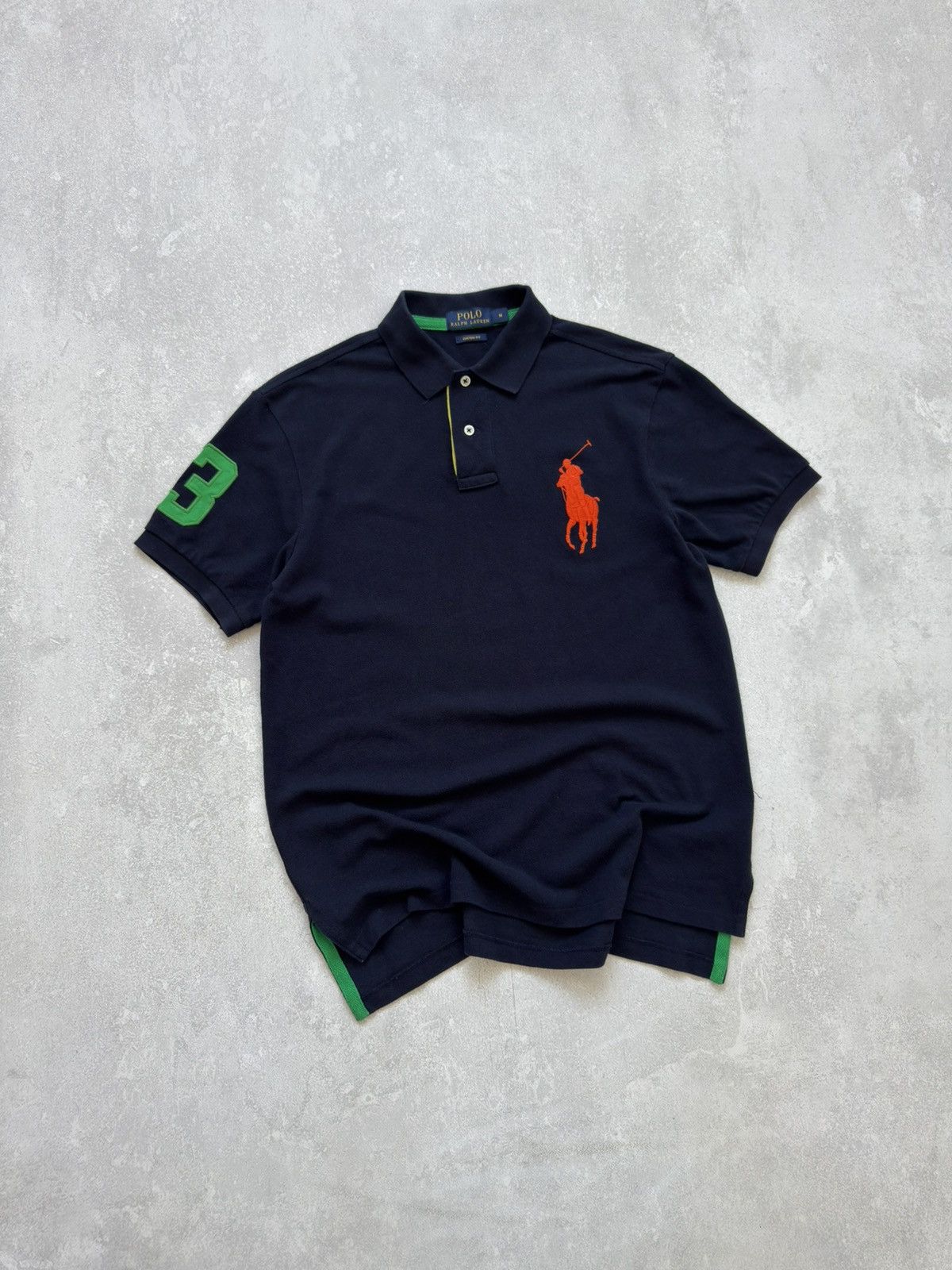 Polo Ralph Lauren Polo Ralph Lauren Polos Big Red Pony Shirt Dark Blue Size US M / EU 48-50 / 2 - 2 Thumbnail