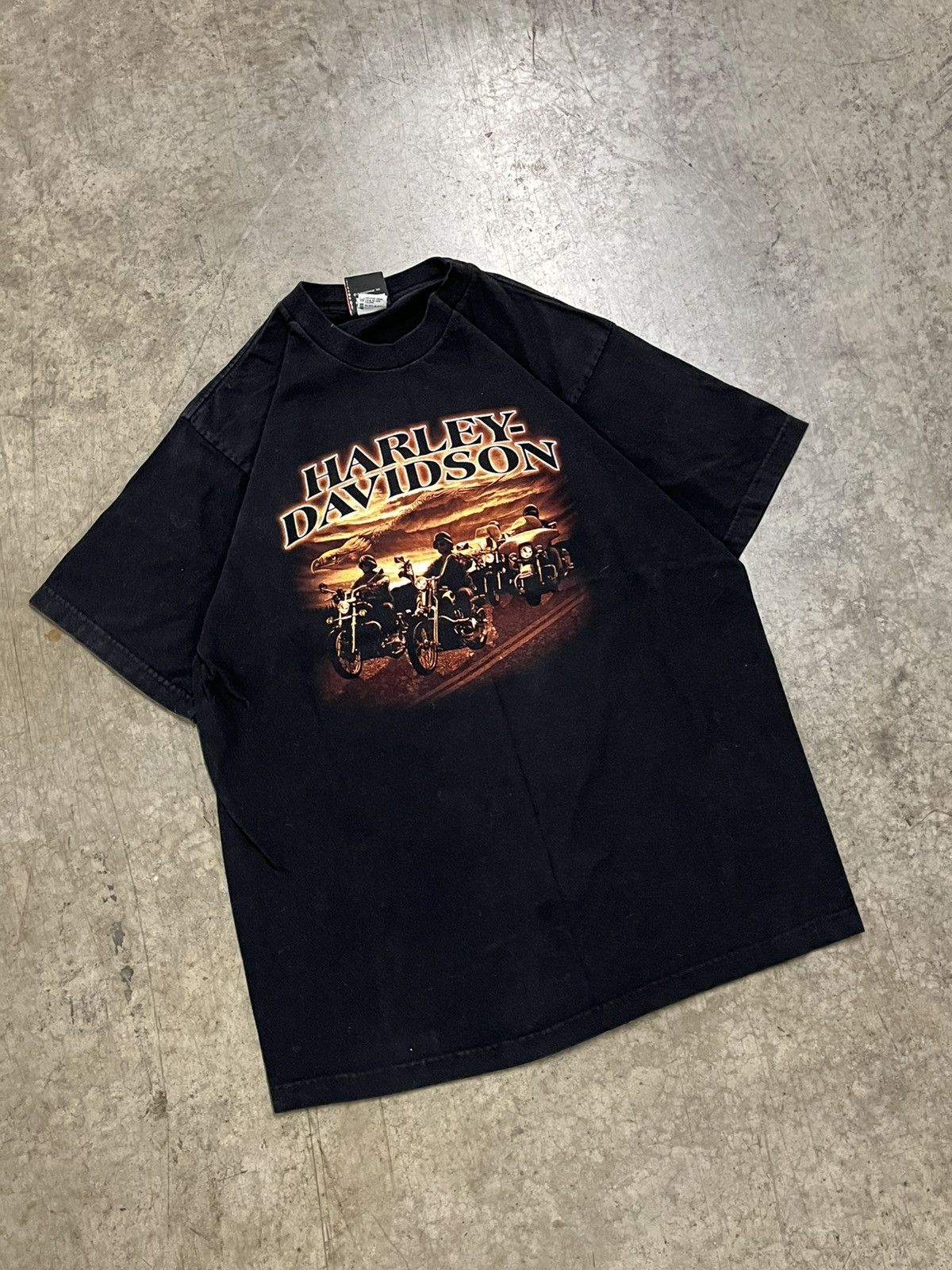 Harley Davidson × Vintage Harley Davidson vintage biker tee streetwear hype skater Size US XL / EU 56 / 4 - 2 Thumbnail