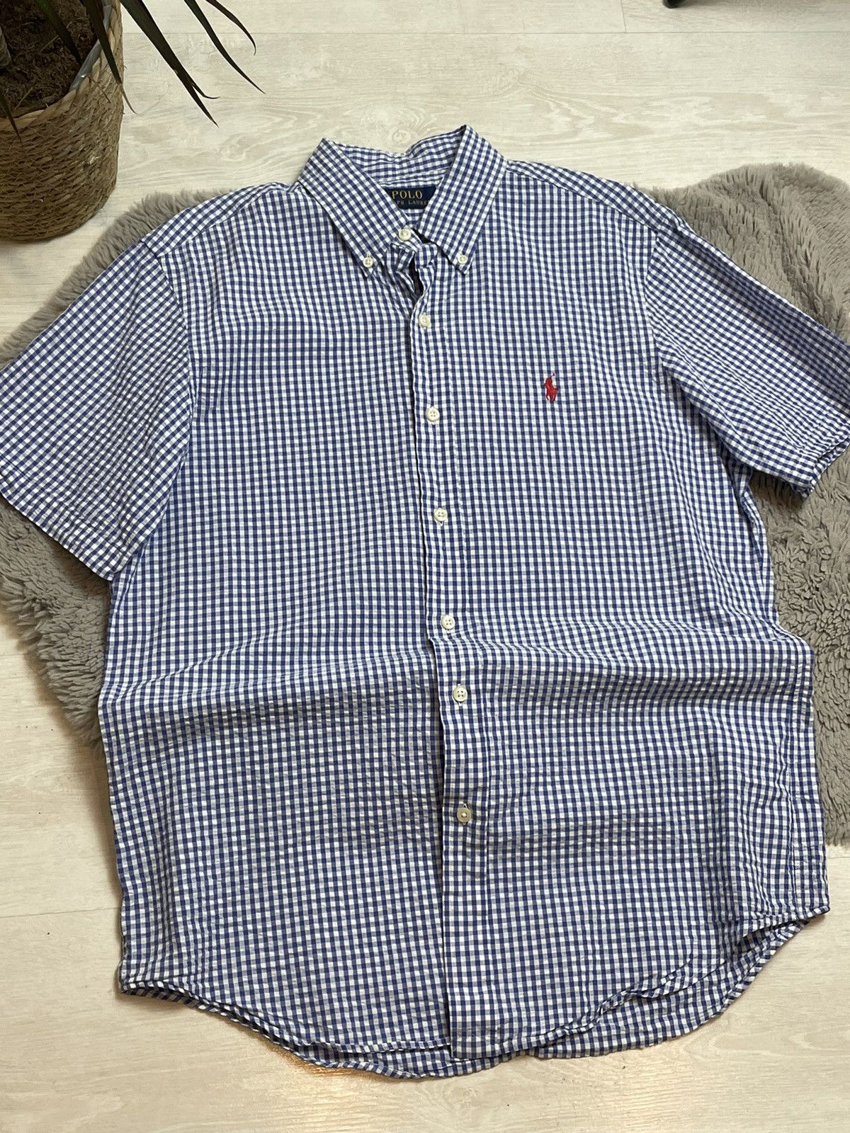 Polo Ralph Lauren × Vintage Polo Ralph Lauren Shirt Center Pony Luxury Shirt Size US M / EU 48-50 / 2 - 3 Thumbnail