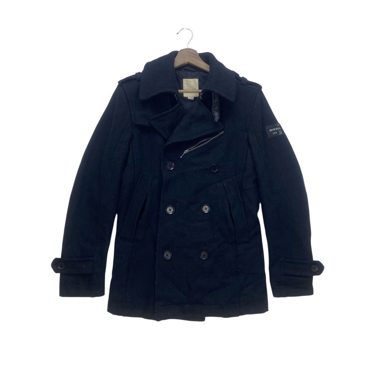 Diesel Diesel Only The Brave Double Breasted Wool Heavy Coat Size US XS / EU 42 / 0 - 1 Thumbnail
