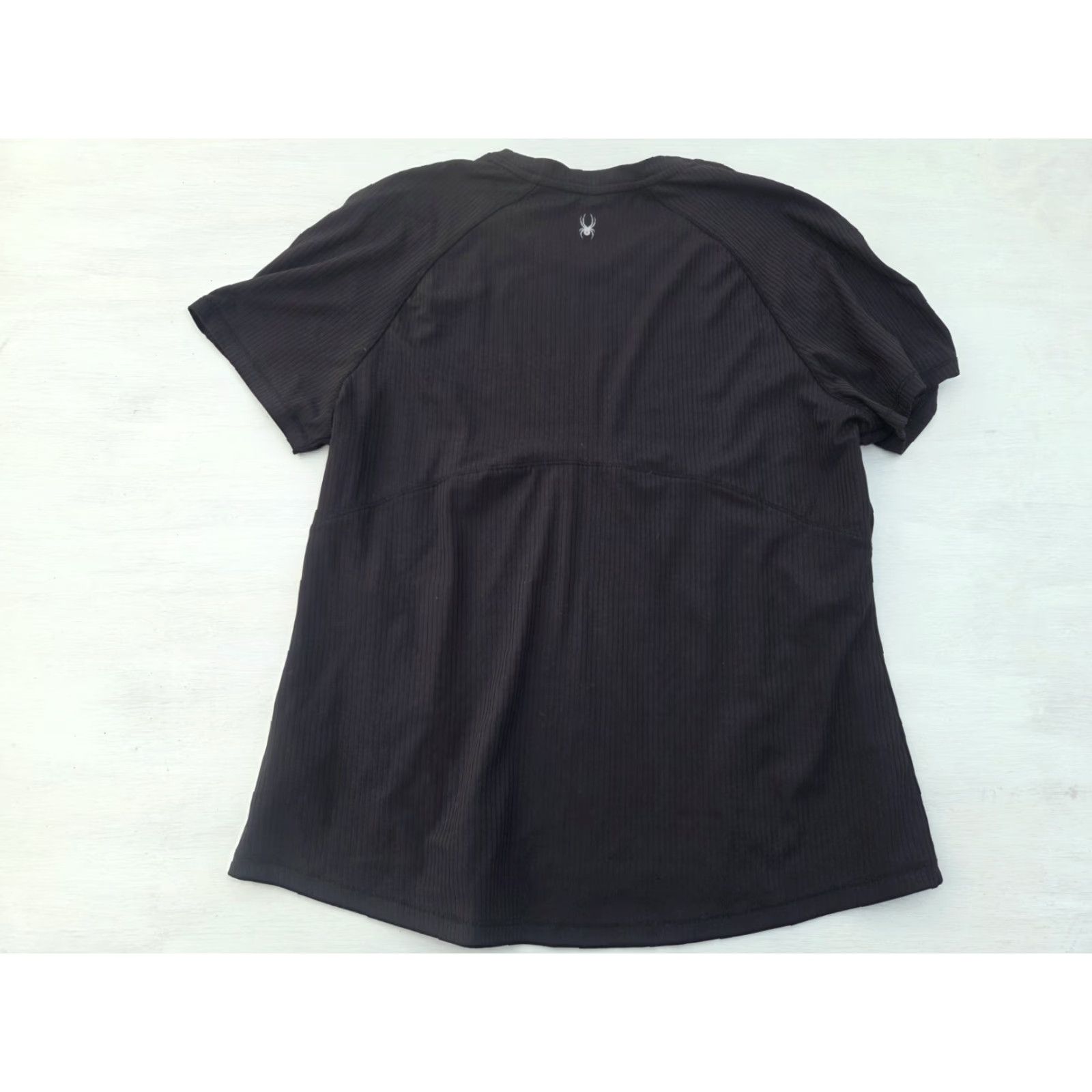 Spyder Spyder Active Shirt Womens M Performance Activewear Athlesisure Shirt Short Sleeve Black M Womens Size M / US 6-8 / IT 42-44 - 4 Thumbnail
