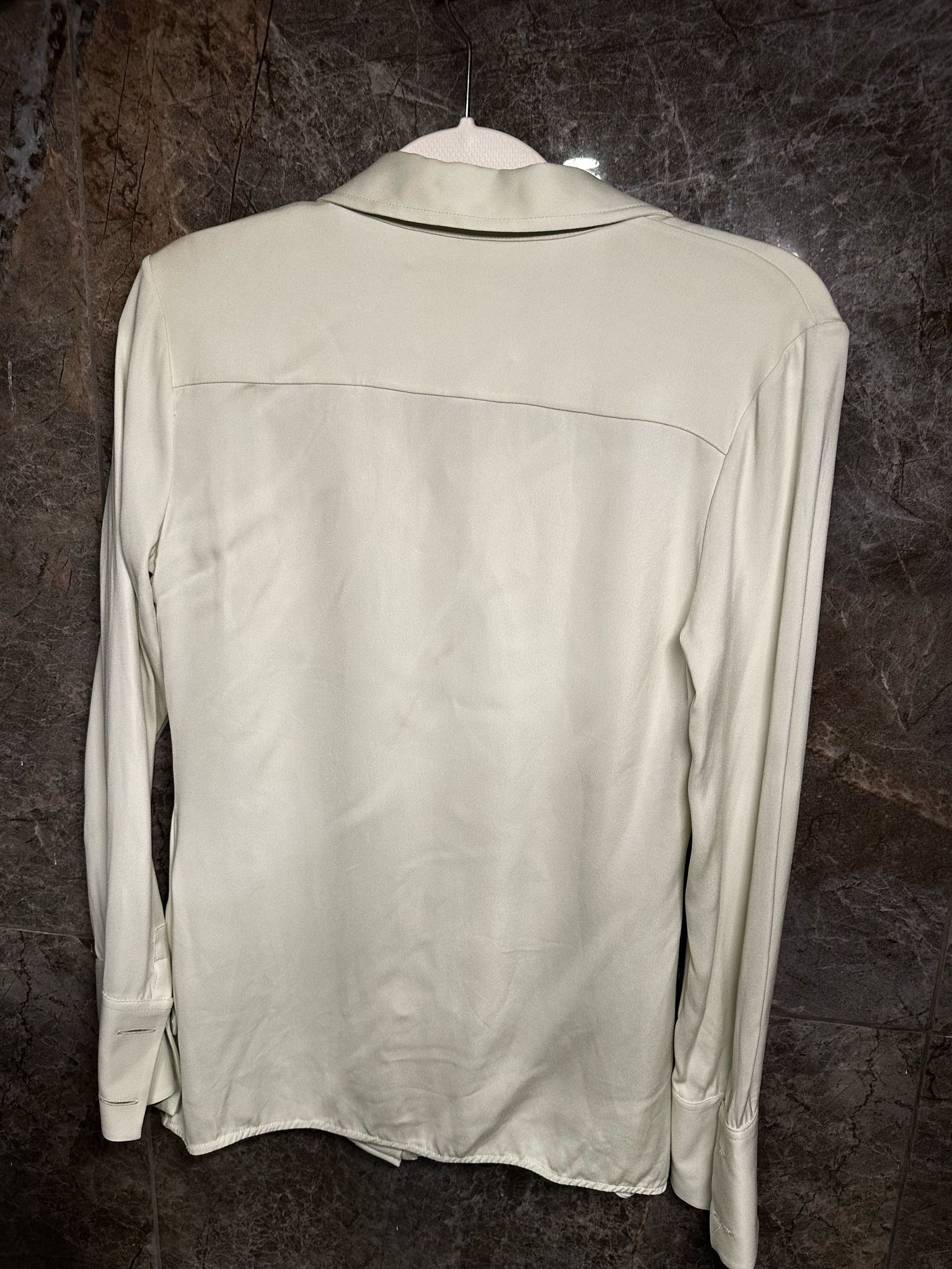 Jil Sander Jil Sander Ivory Viscose-Silk Shirt Size XS / US 0-2 / IT 36-38 - 2 Thumbnail
