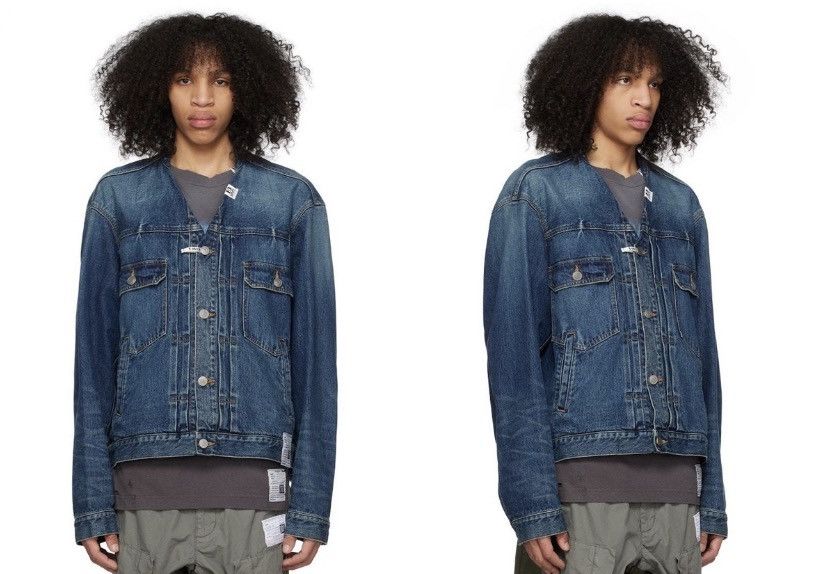 Maison MIHARA YASUHIRO Maison Mihara Yasuhiro Denim Jacket Size US S / EU 44-46 / 1 - 1 Thumbnail