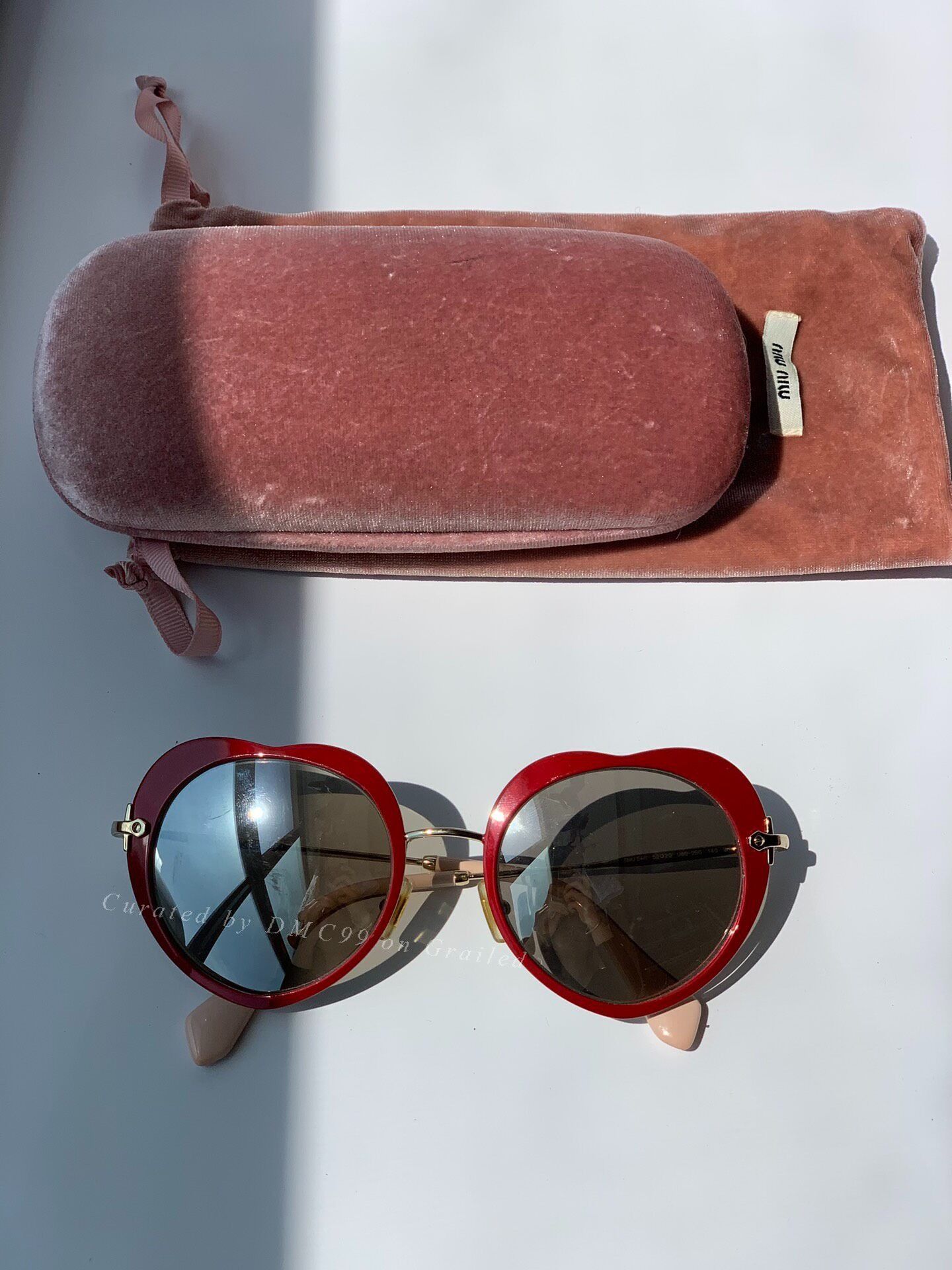 Miu Miu Miumiu Round Frame Sunglasses Size ONE SIZE - 1 Thumbnail