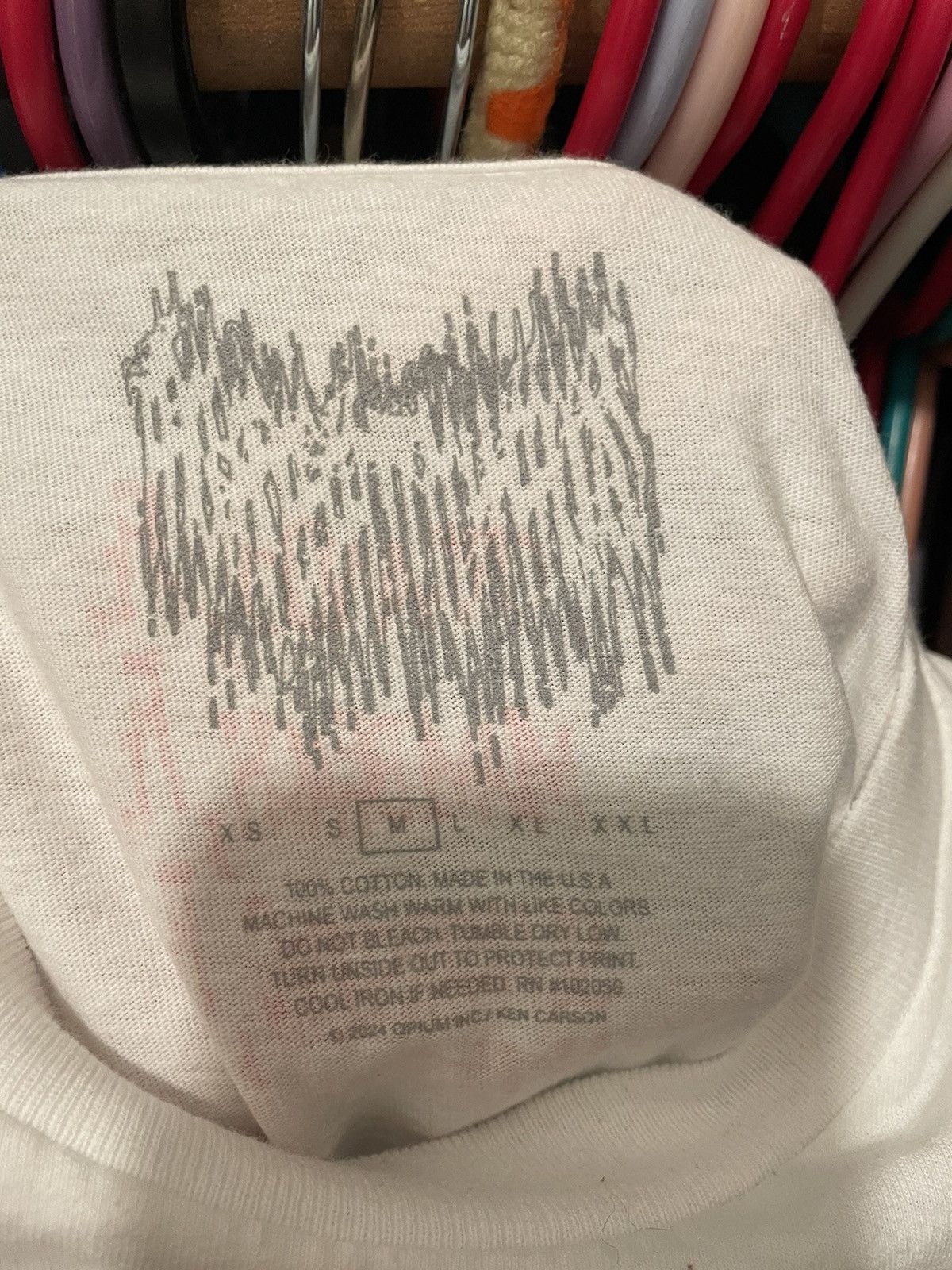 Actual Hate × Ken Carson Ken Carson LIVE CHAOS Great Chaos Tour White T-shirt Size US M / EU 48-50 / 2 - 3 Thumbnail
