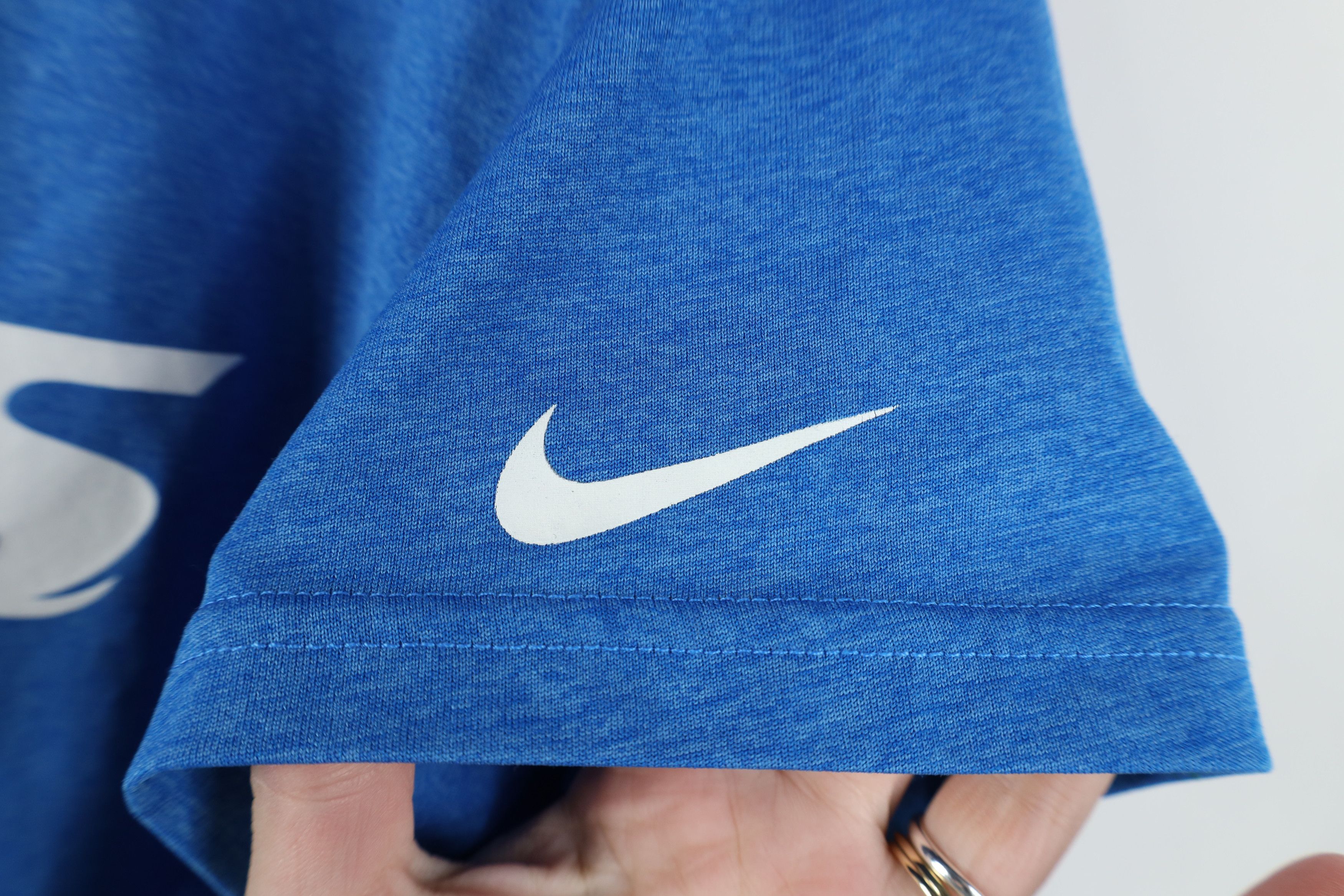 Nike Nike NFL Lions Football Short Sleeve T-Shirt Blue Dri-Fit Size L / US 10 / IT 46 - 5 Thumbnail