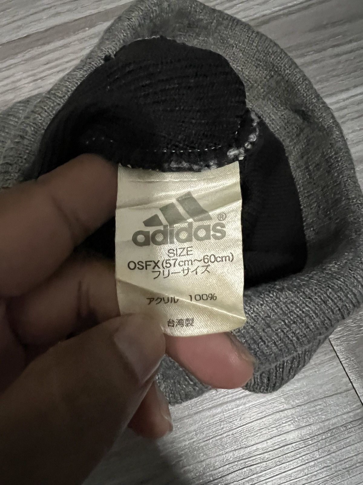 Adidas Vintage Adidas Big Logo Beanie Hat Size ONE SIZE - 6 Thumbnail