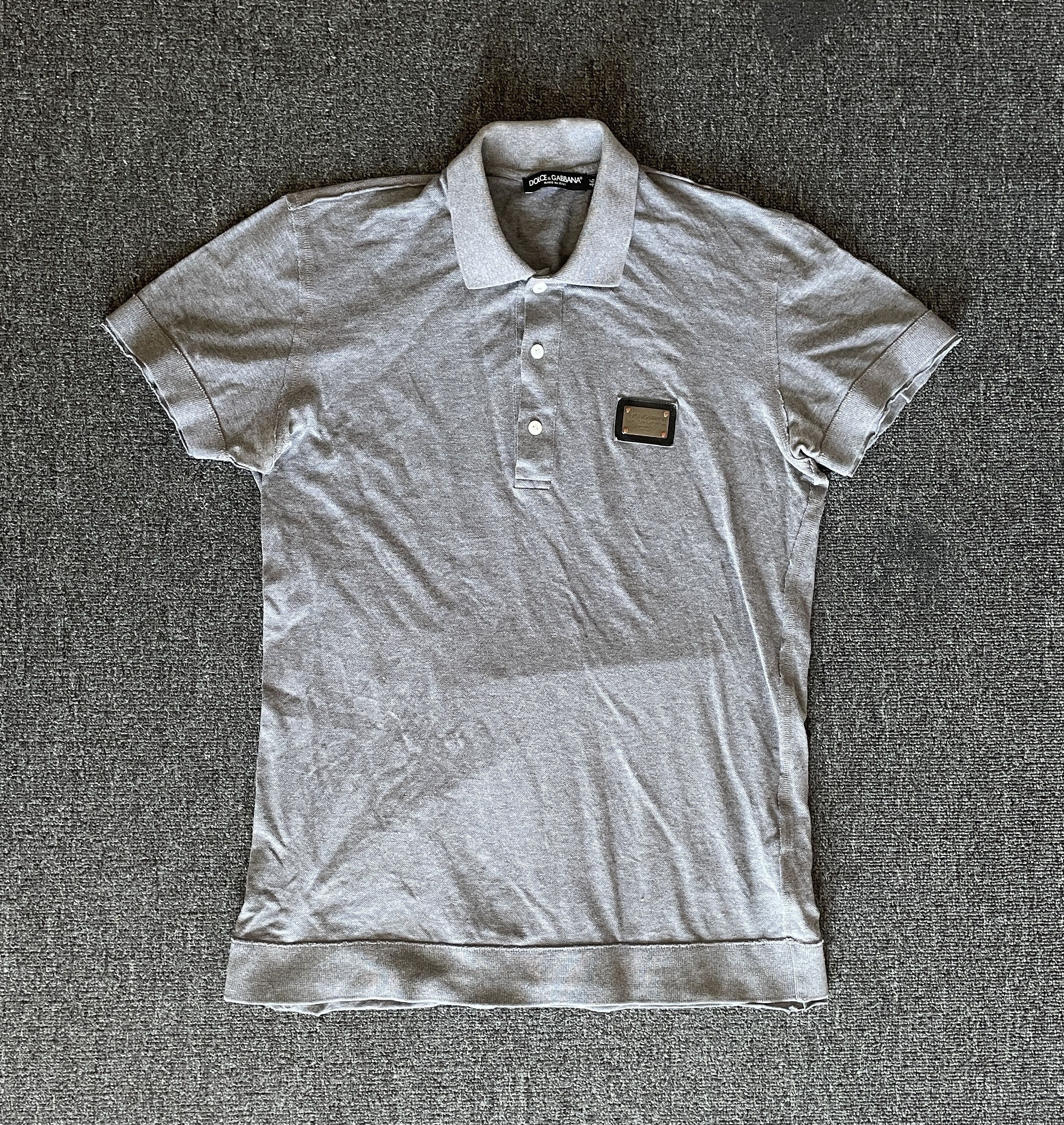 トップス Dolce&gabbana damask polo shirt Dolce & Gabbana Dolce & Gabbana Damask Pattern Polo Shirt Size 44