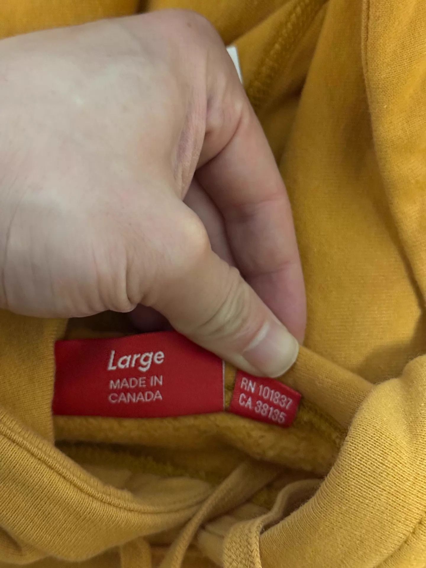 Supreme Supreme FW21 Box Logo Hoodie Light Mustard L New Size US L / EU 52-54 / 3 - 4 Thumbnail