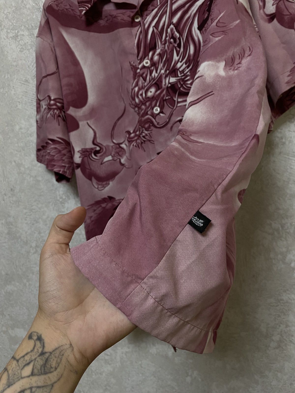 Japanese Brand Japan Dragon y2k vintage over sized shirt Size US XL / EU 56 / 4 - 3 Thumbnail