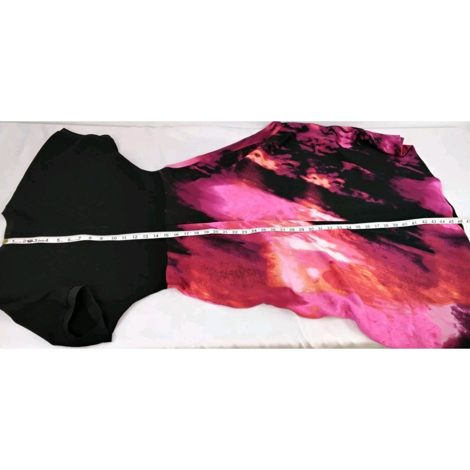 DKNY DKNY Maxi Dress Women's XS Black and Pink Short Sleeve NWT Size XS / US 0-2 / IT 36-38 - 19 Thumbnail