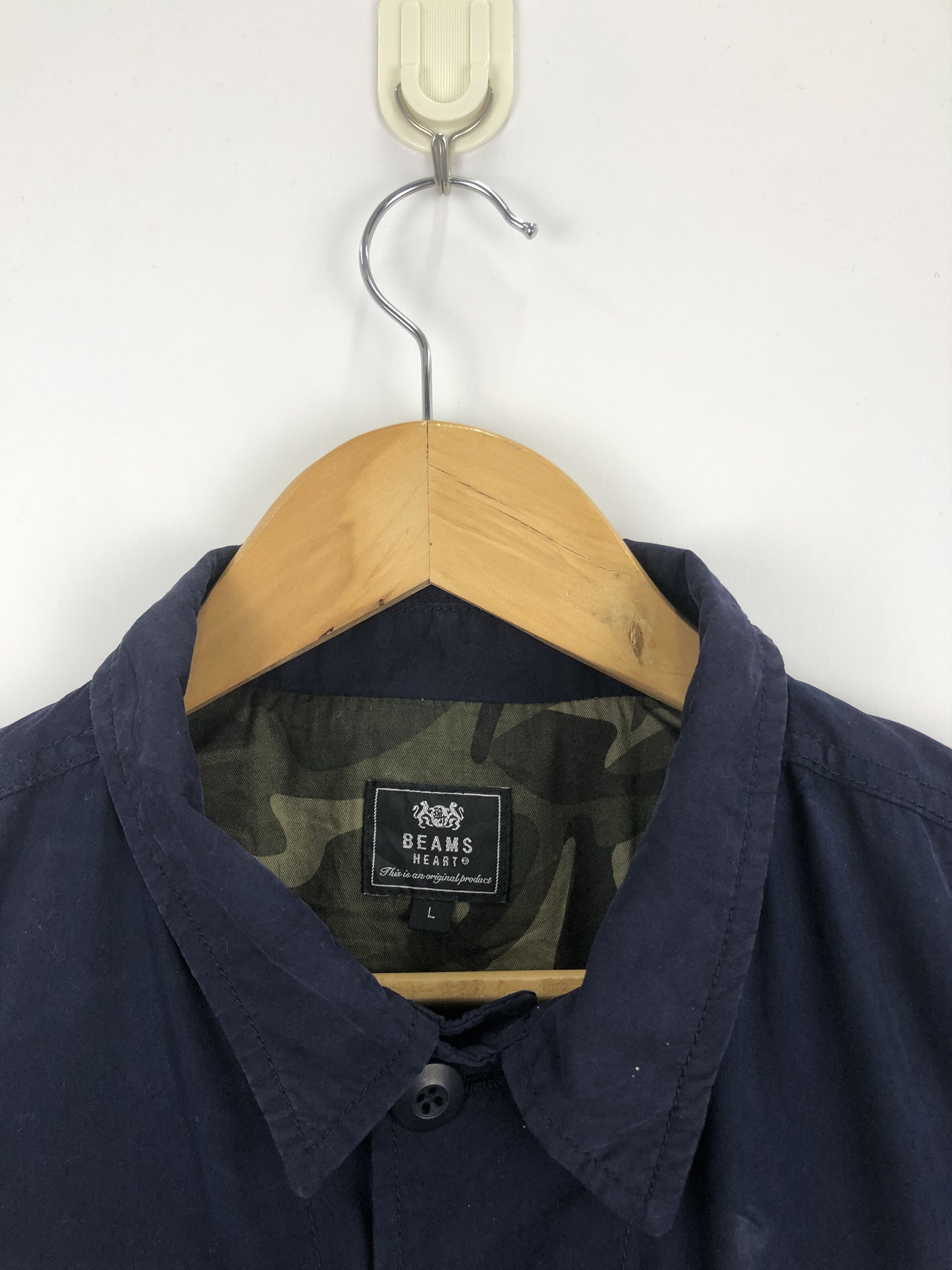 Japanese Brand Vintage Japanese Brand Multi Pocket Button Up Jacket J0738 Size US L / EU 52-54 / 3 - 9 Thumbnail