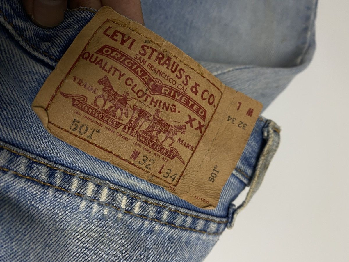 Levi's Levis 501 Straight cut soft blue W32 Size US 33 - 12 Thumbnail