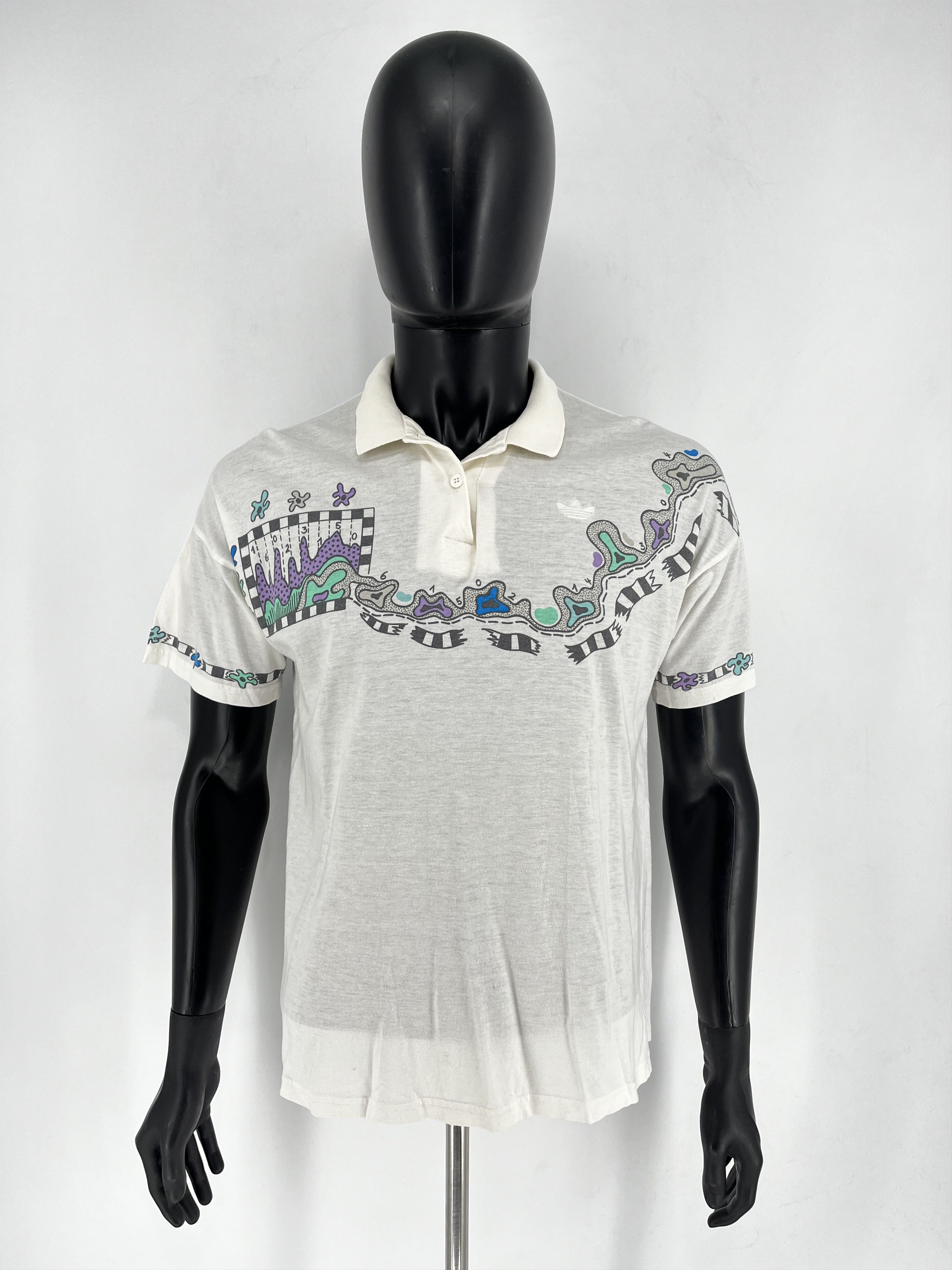Adidas × Vintage VTG Adidas Steffi Graf floral film logo flower Andre Agassi Size US S / EU 44-46 / 1 - 2 Thumbnail