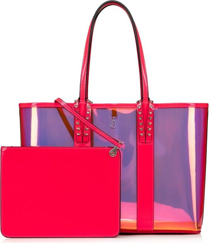 Christian Louboutin o1s1wg111124 Size: OS/ Cabata Small Tote Bag in Fuchsia Size ONE SIZE - 2 Thumbnail