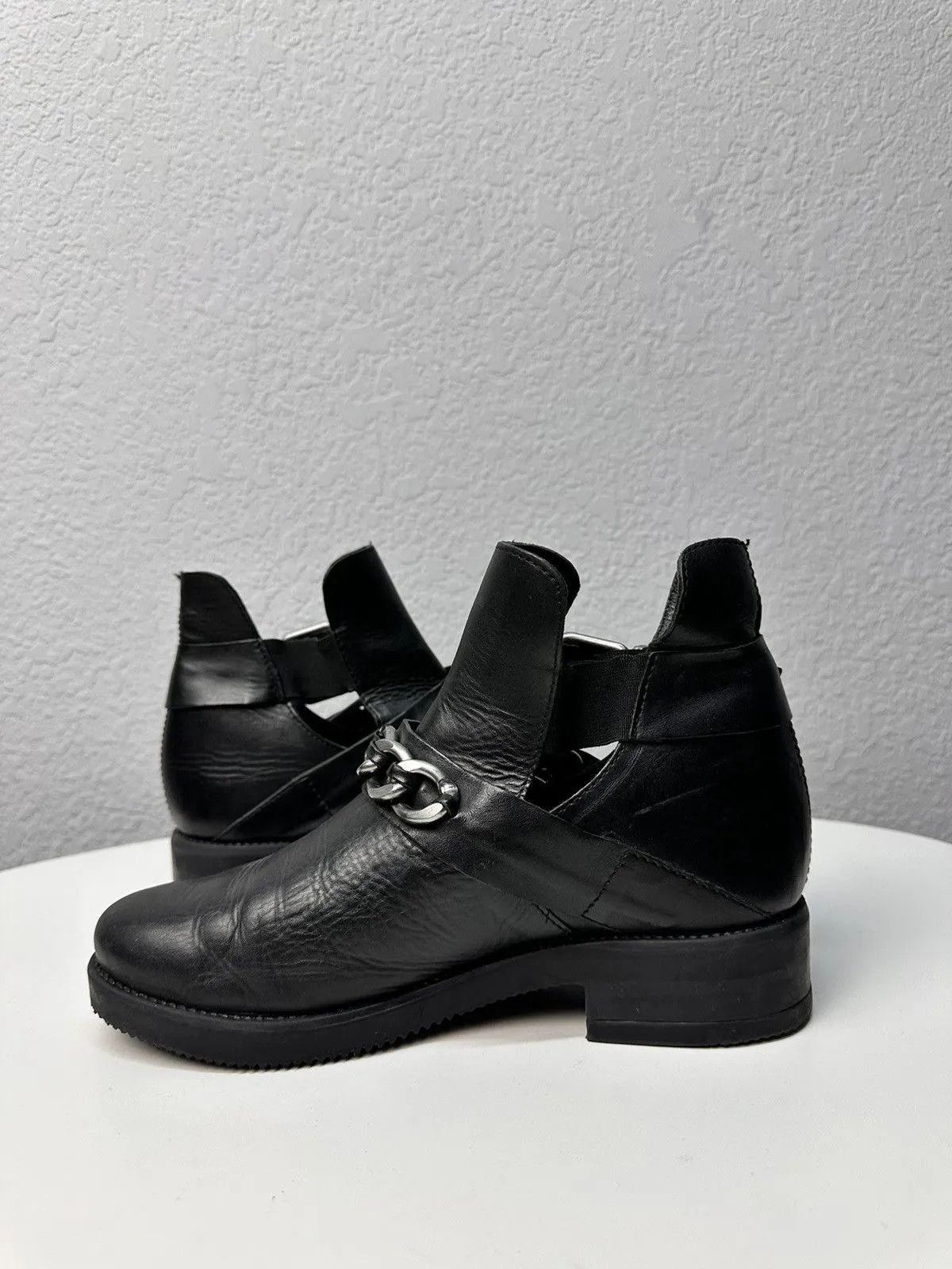 A.S.98 Leather Vintage Boots Avant-Garde Style BROGUE Size US 9 / IT 39 - 7 Thumbnail