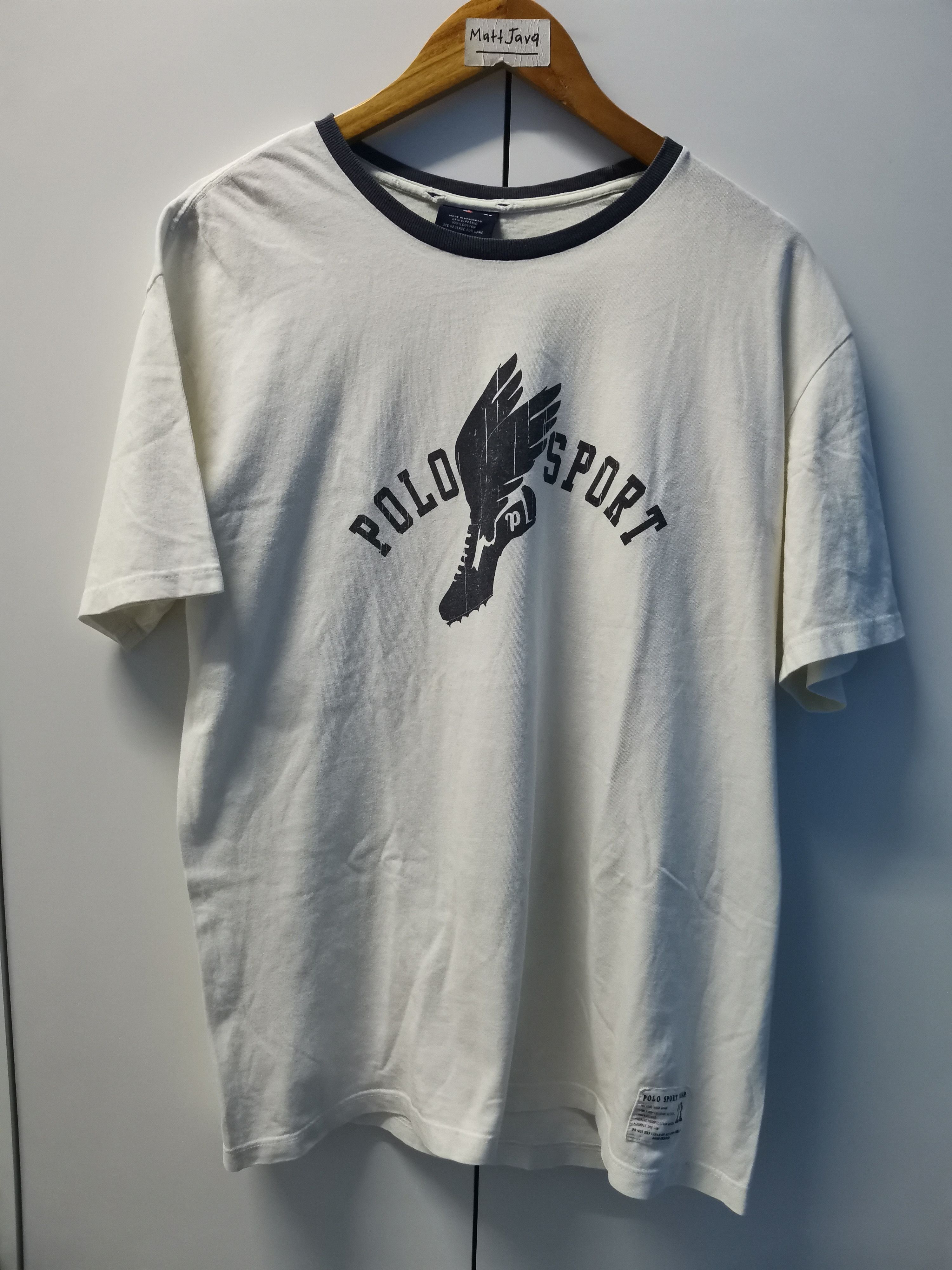Polo Ralph Lauren Vintage Polo Sport Ralph Lauren Wings Tee Size US M / EU 48-50 / 2 - 2 Thumbnail