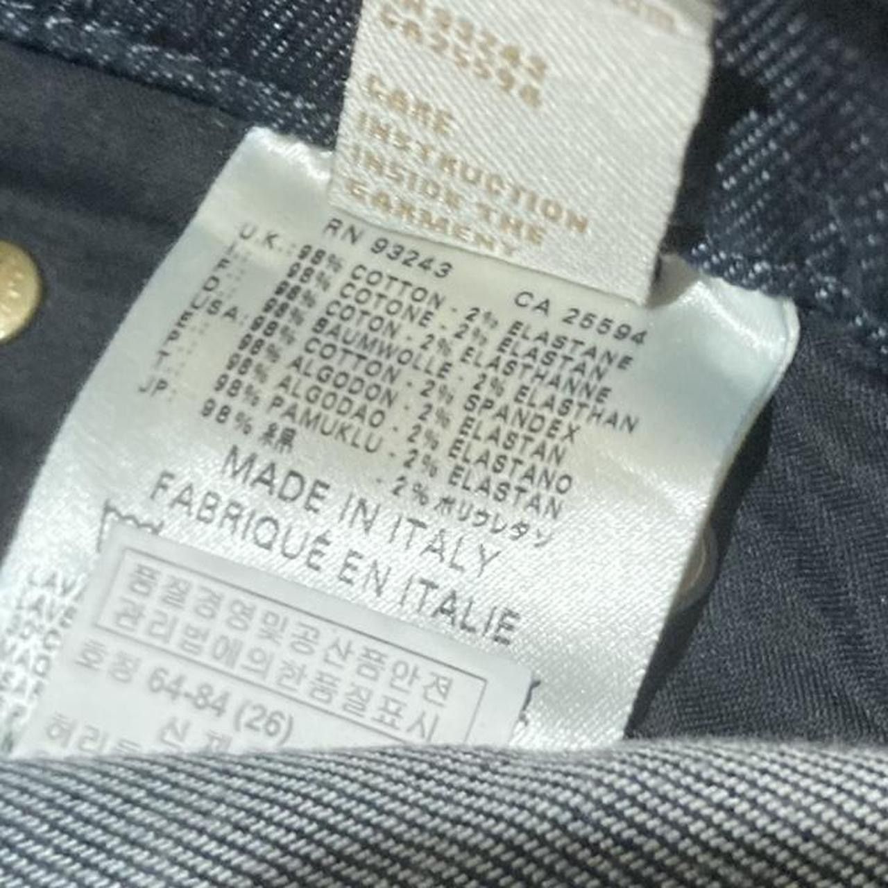 Diesel Diesel Deadstock LOUVELY 26x32 Dark denim low rise flare Size 26" / US 2 / IT 38 - 7 Thumbnail