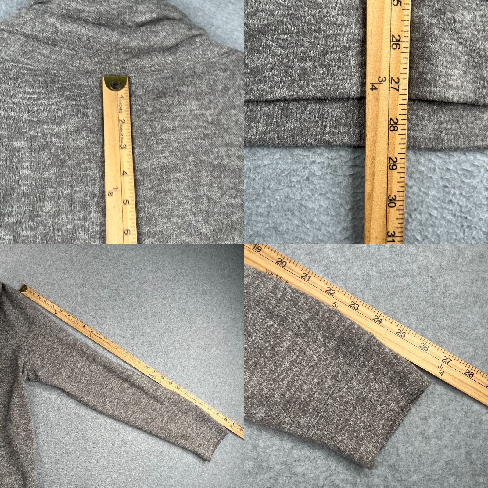 Express Express Sweatshirt Shirt Womens Large Gray Heather High Neck Pullover Long Sleeve Regular Winter Fall Spring Activewear Size L / US 10 / IT 46 - 9 Thumbnail