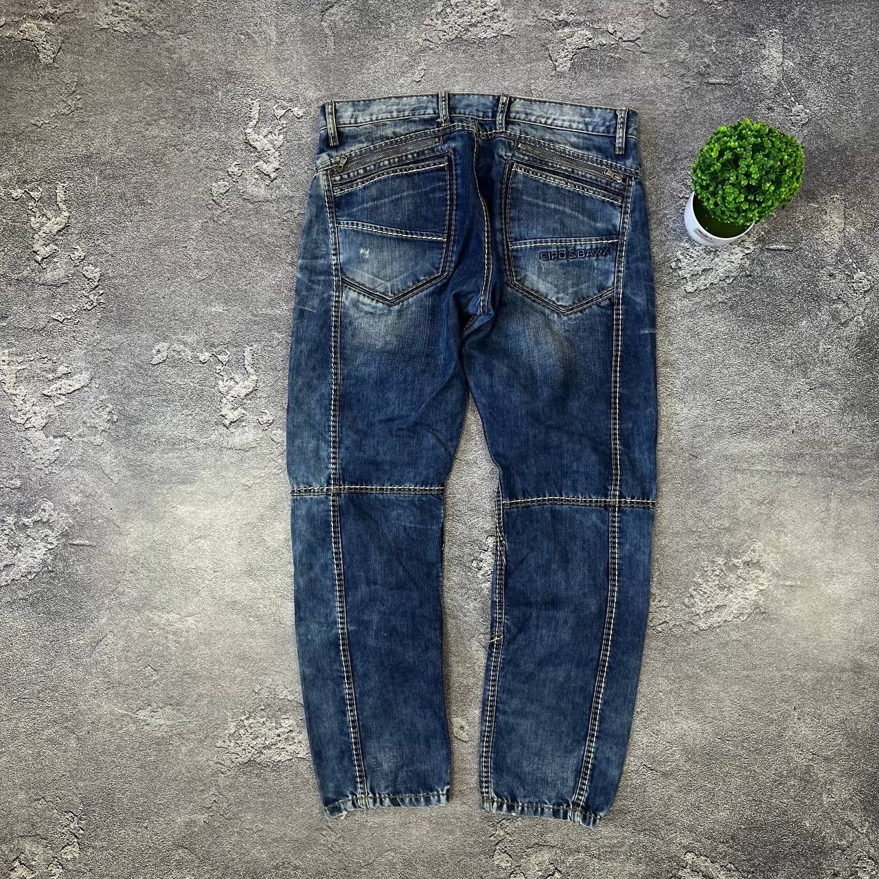 Vintage CIPO BAXX Vintage Mens Rapper Distressed Light Blue Y2K Size US 34 / EU 50 - 9 Thumbnail