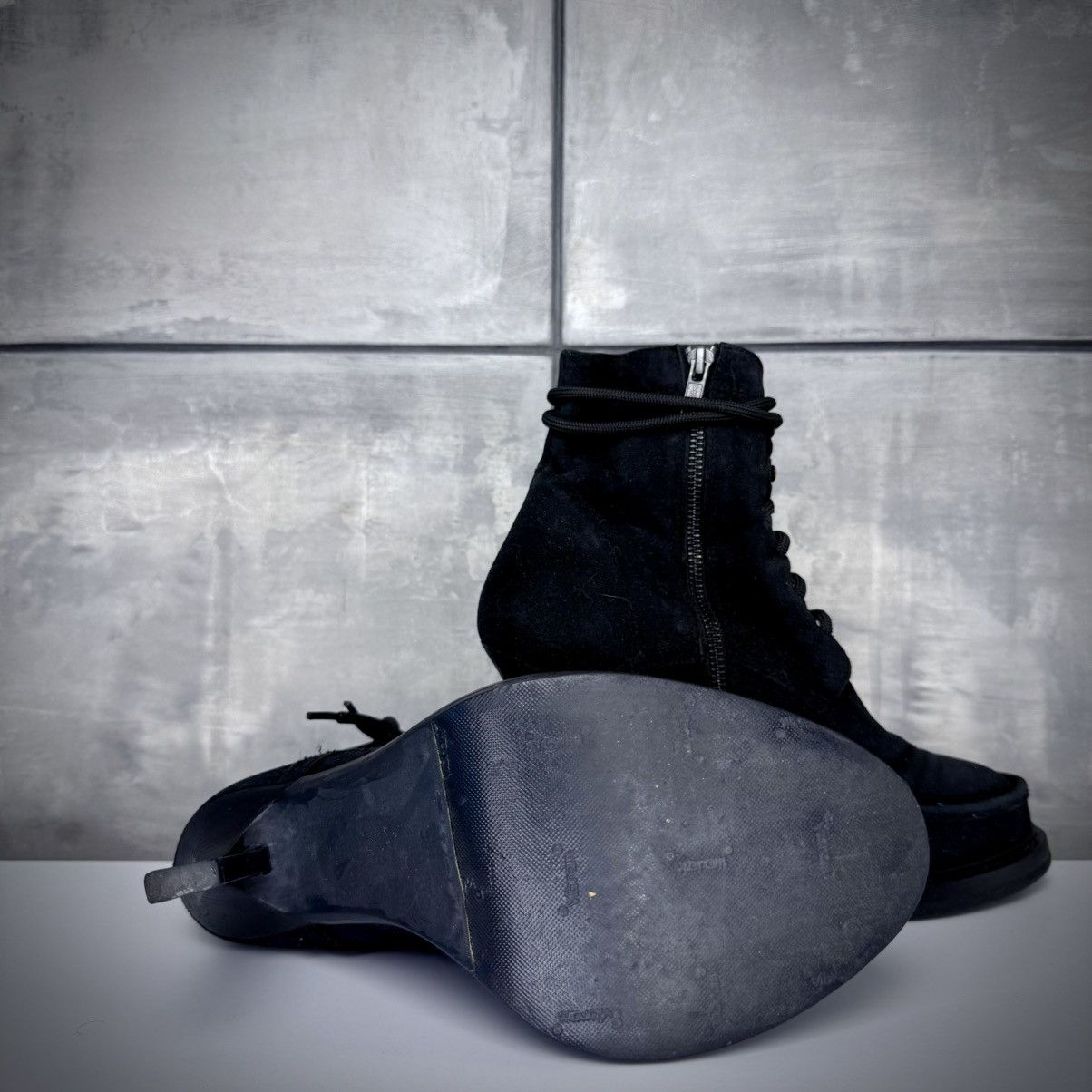 Ann Demeulemeester Suede double heels 39 Size US 9 / IT 39 - 9 Thumbnail