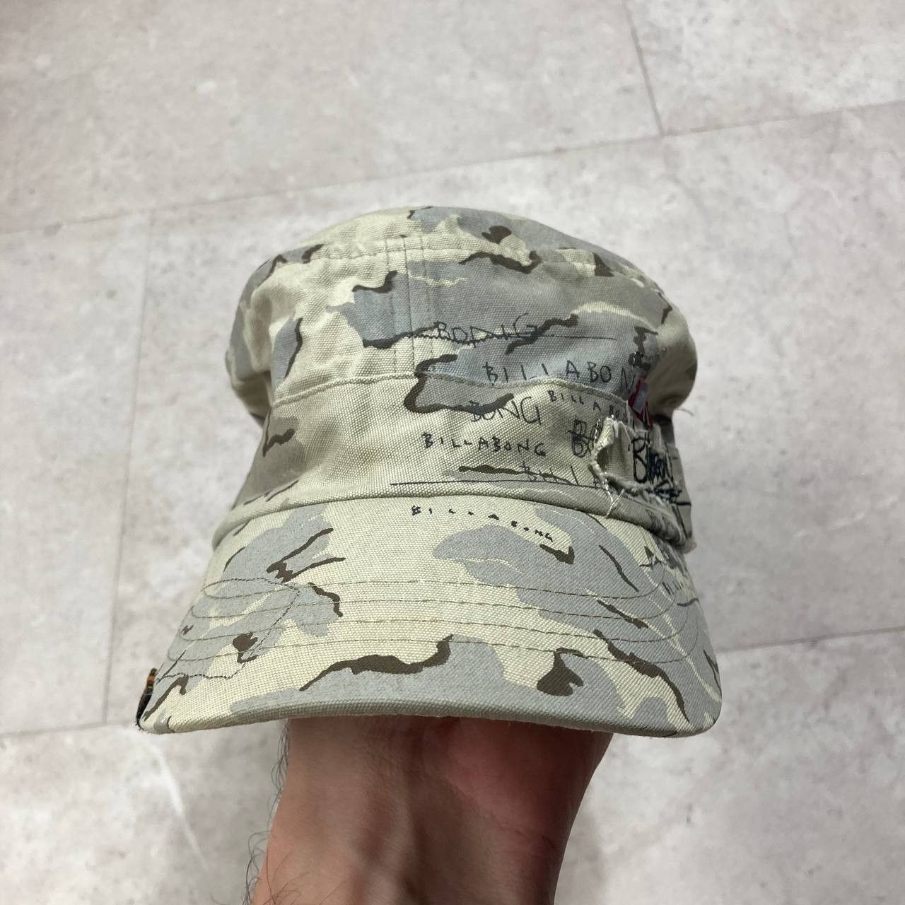 Billabong Vintage Billabong Surfboards Military Desert Camo Hat Size 26 - 2 Thumbnail